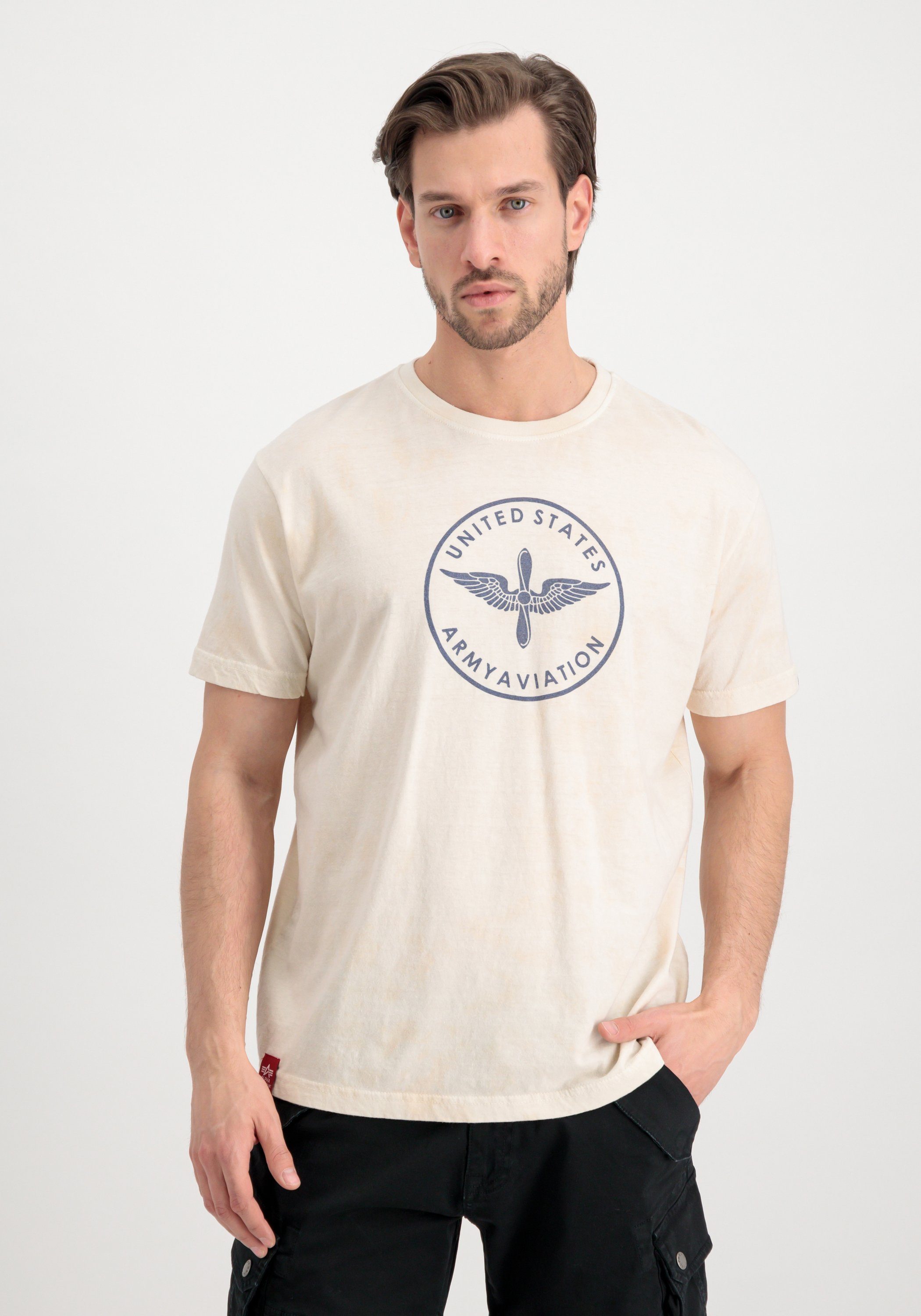 Alpha Industries T-shirt Men T-Shirts Vintage Aviation T
