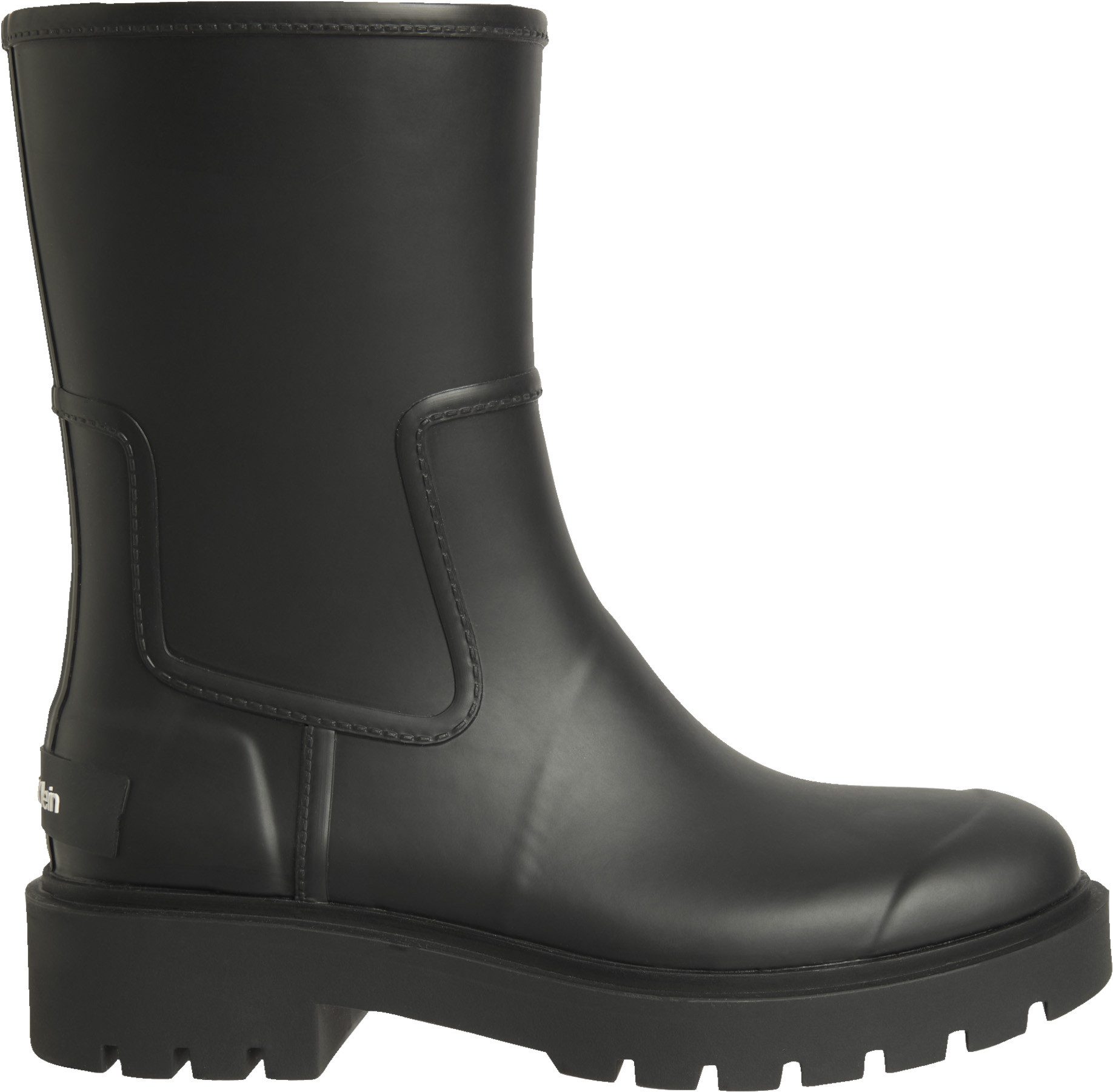 Calvin Klein Rubberlaarsjes MID RAINBOOT RUBBER Regenlaarzen, enkellaarsjes, met logo-belettering