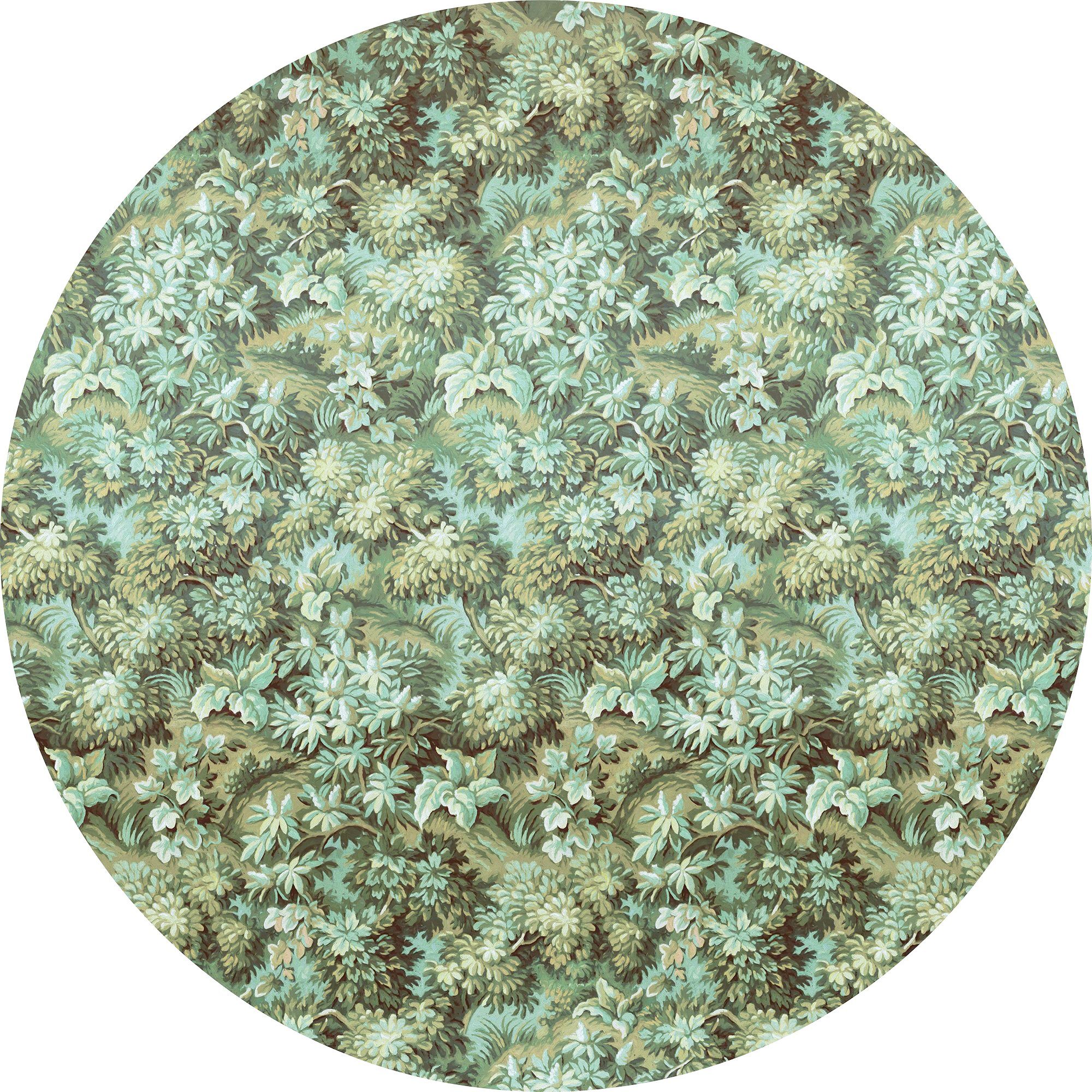 Komar Vliesbehang Zelfklevend vlies - Greenery - Afmeting 125 x 125 cm (1 stuk) zelfklevend behang multicolor