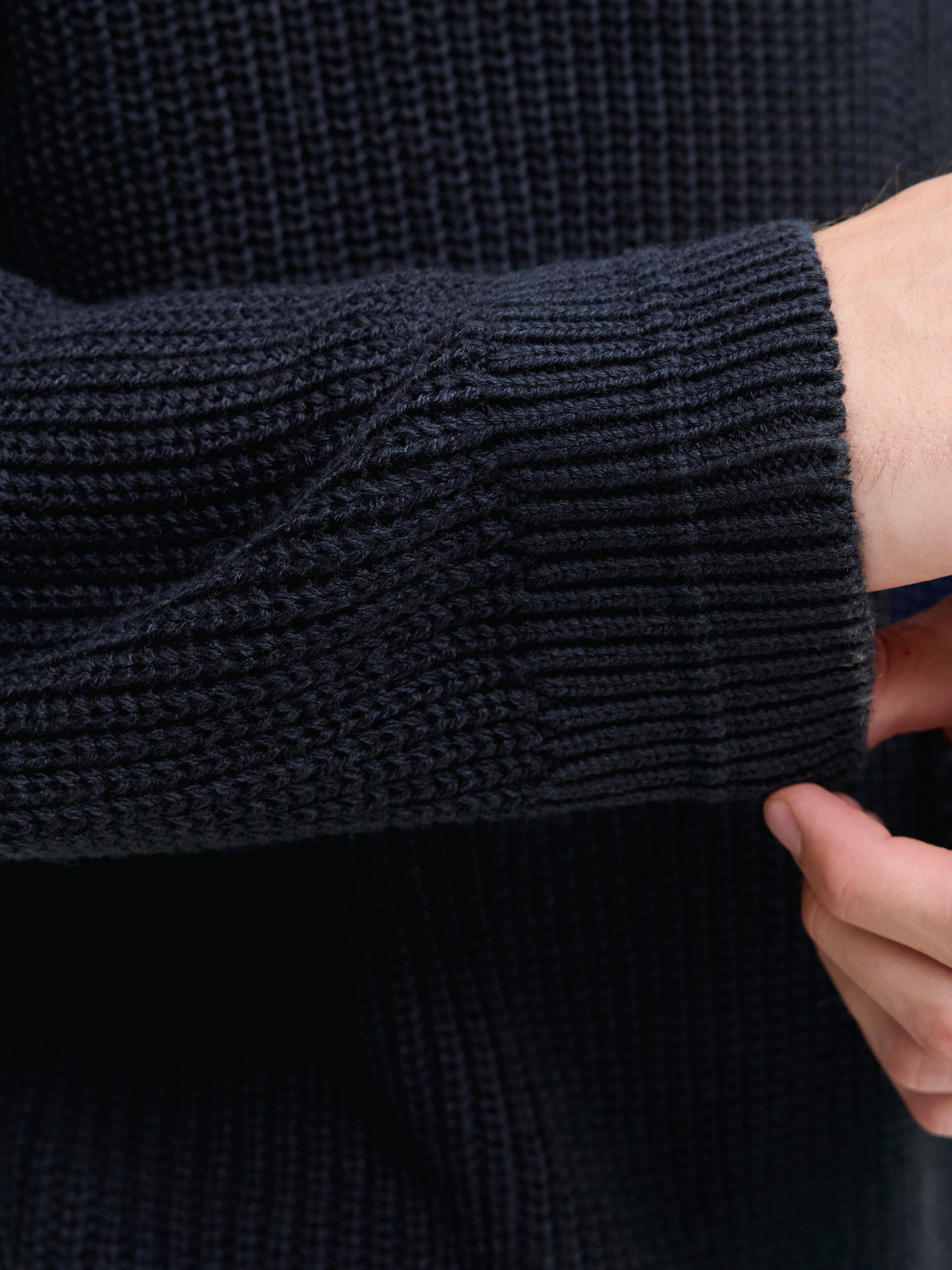 Jack & Jones Schipperstrui JJKAITO KNIT HALF ZIP BF