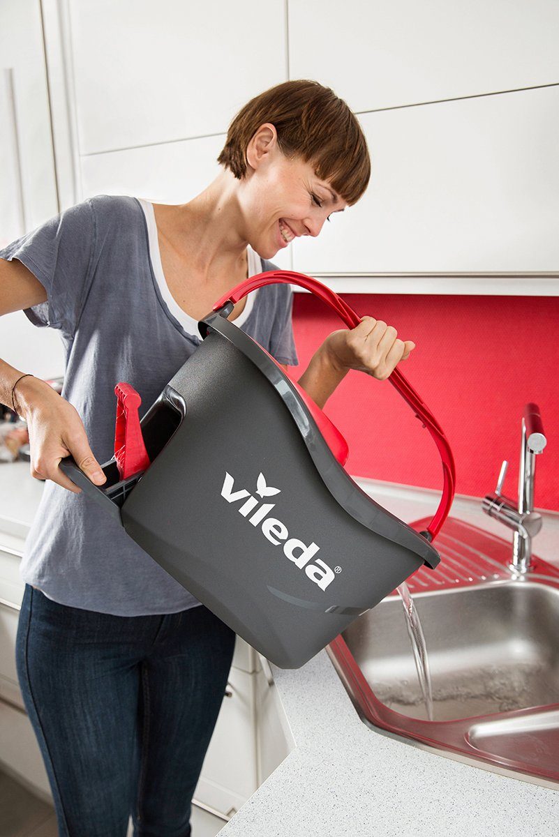 Vileda Vloerwisserset Turbo Easy Wring & Clean ideaal voor laminaat, parket, tegels