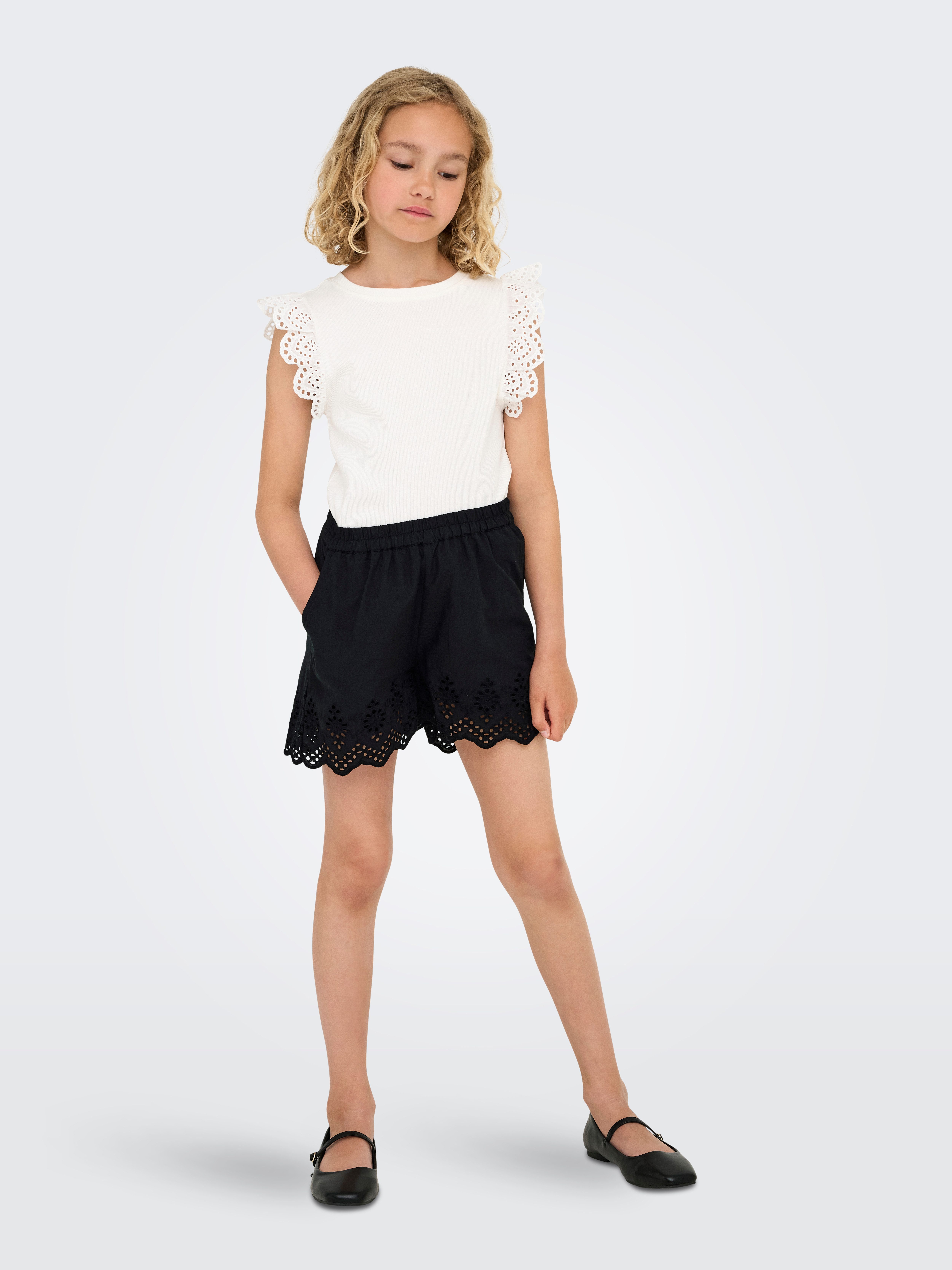 KIDS ONLY Short KOGLOU LIFE EMB SHORTS WVN