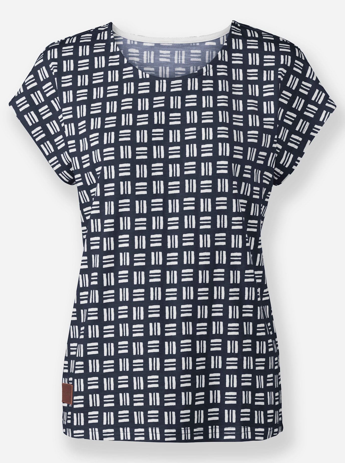 Casual Looks Shirt met print (1-delig)
