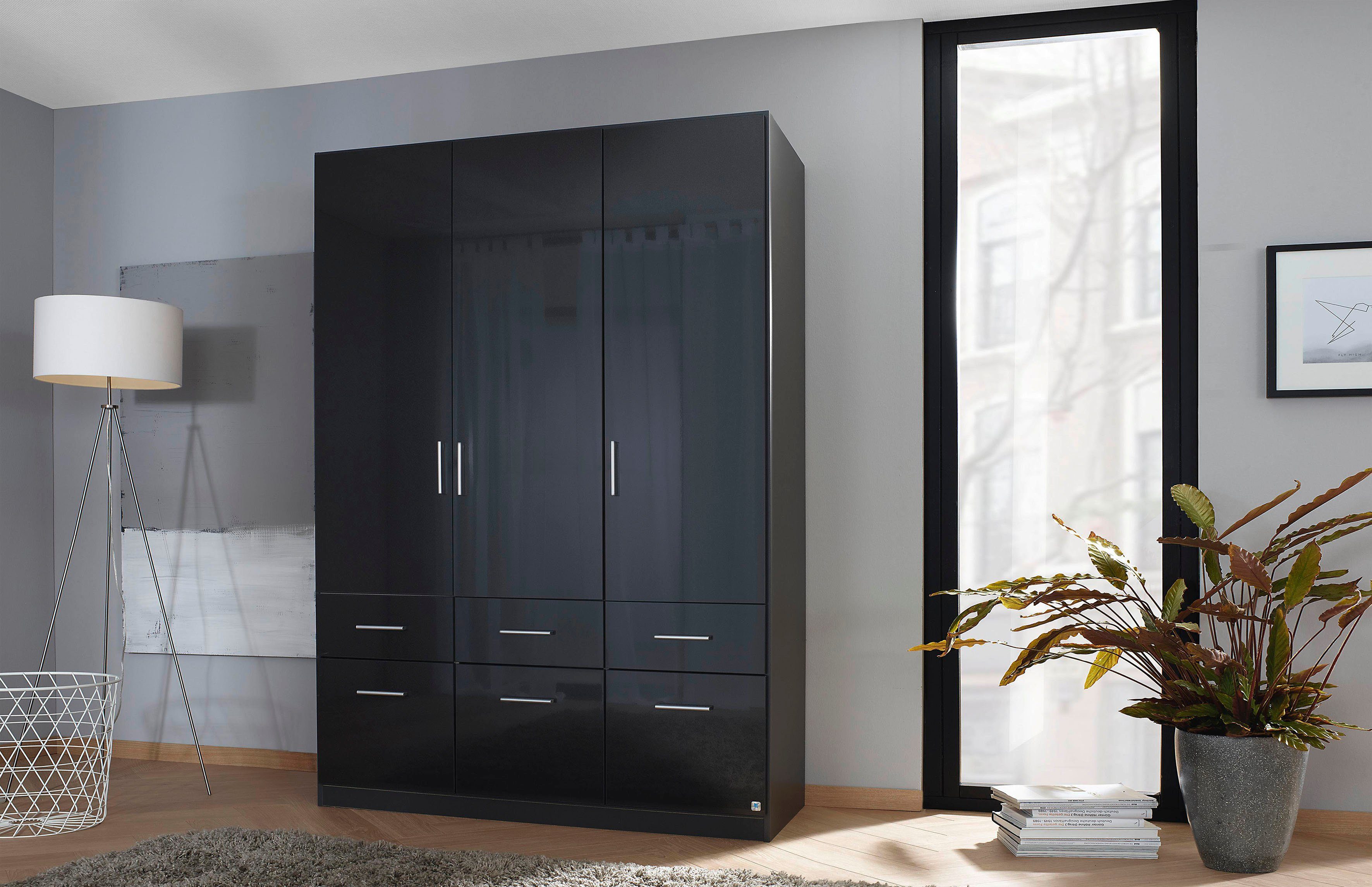 rauch Draaideurkast Kledingkast Kast Garderobe Slaapkamerkast CELLE in 4 breedtes en 2 hoogtes, optioneel met lades made in germany
