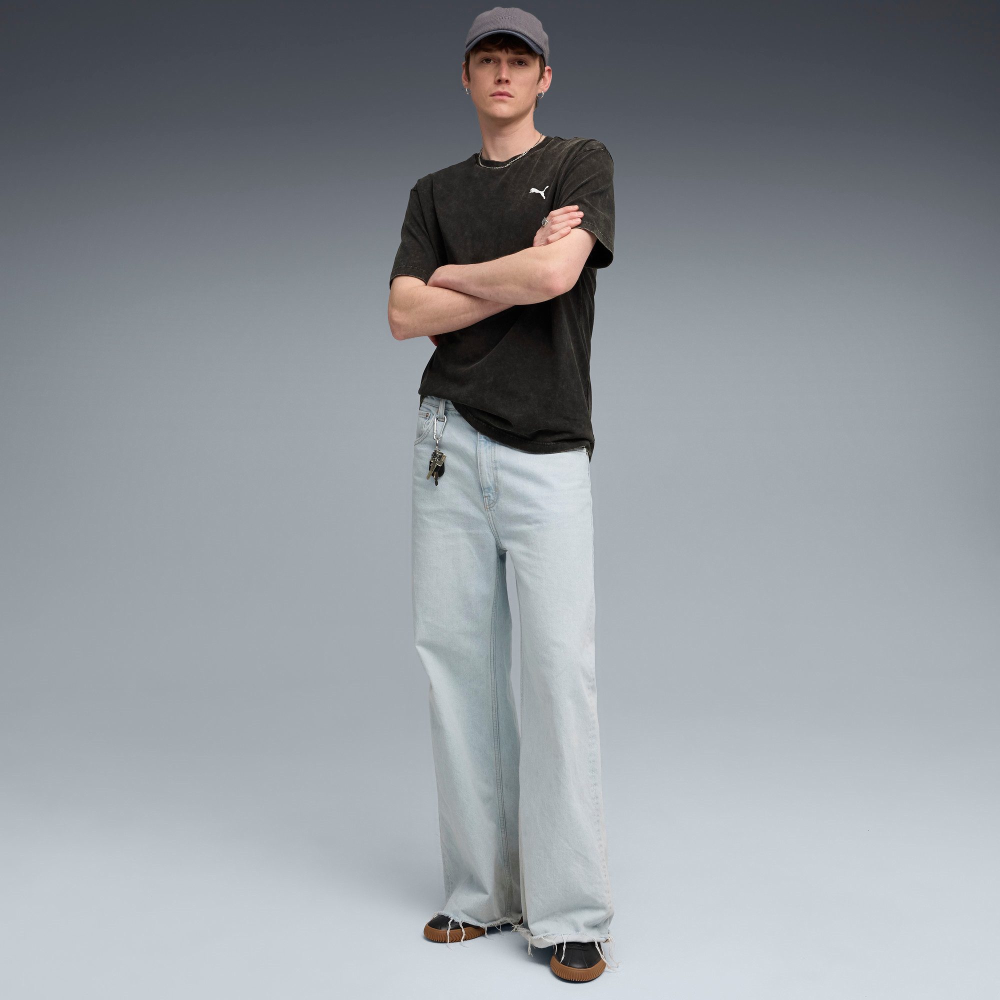PUMA T-shirt ESS ELEVATED RELAXED WASH TEE
