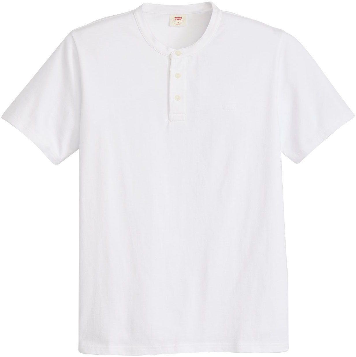 Levi's Henleyshirt met geborduurd logo
