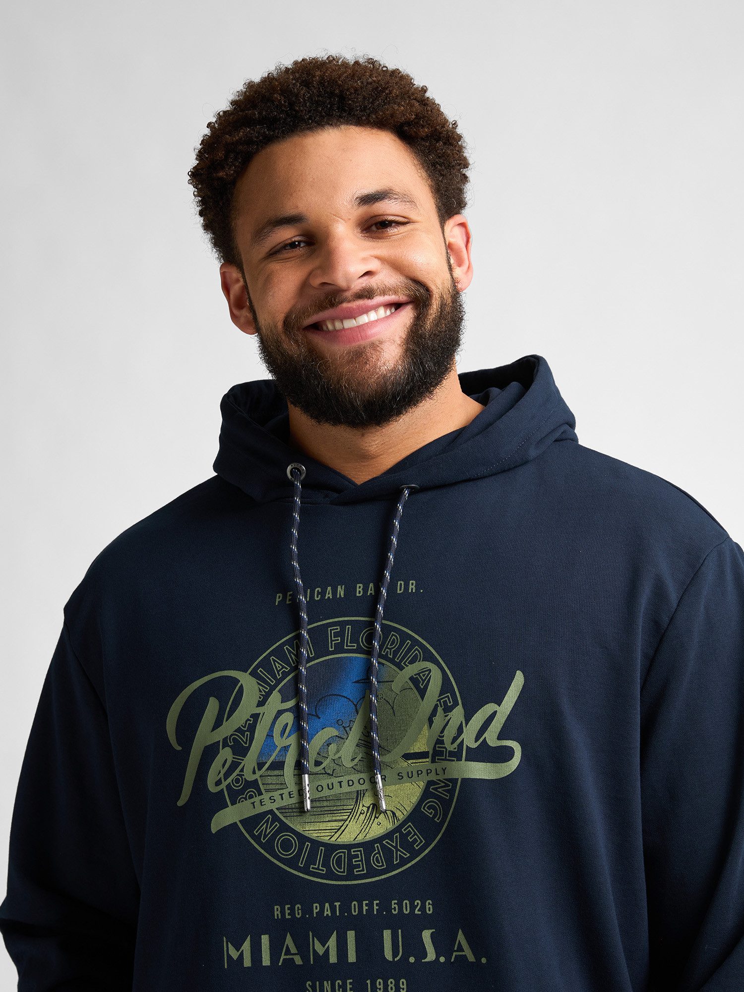 Petrol Industries Hoodie met logoprint