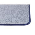 primaflor-ideen in textil vloerkleed manilla zachte korte pool, unikleurig, ideaal in de woonkamer  slaapkamer blauw