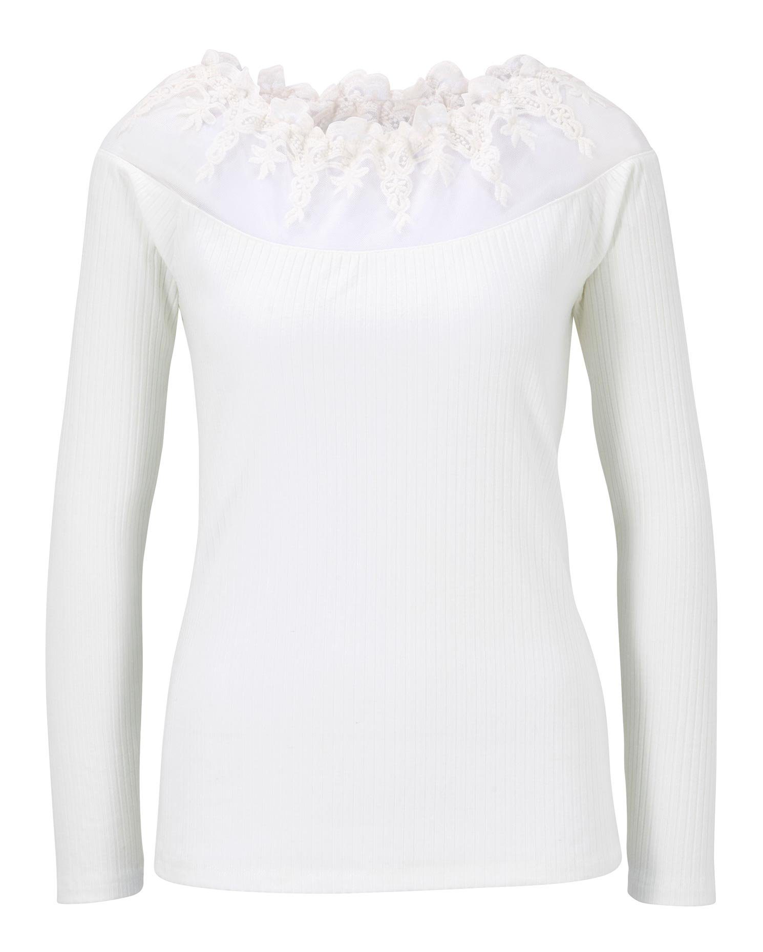 LINEA TESINI by Heine Shirt met lange mouwen Shirt (1-delig)