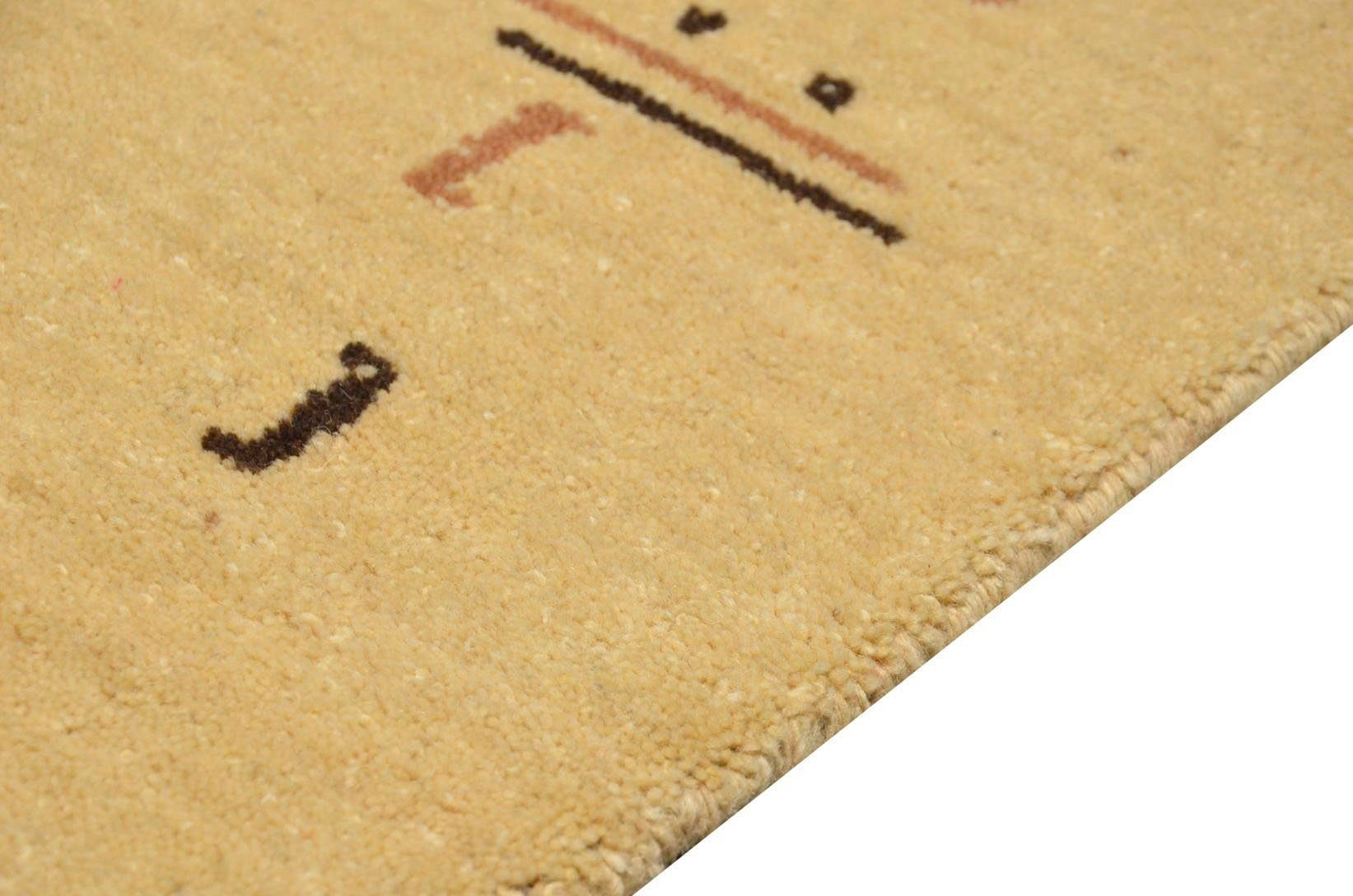 morgenland Wollen kleed GABBEH FEIN FENTH zuiver scheerwol veelkleurig randdessin, woonkamer