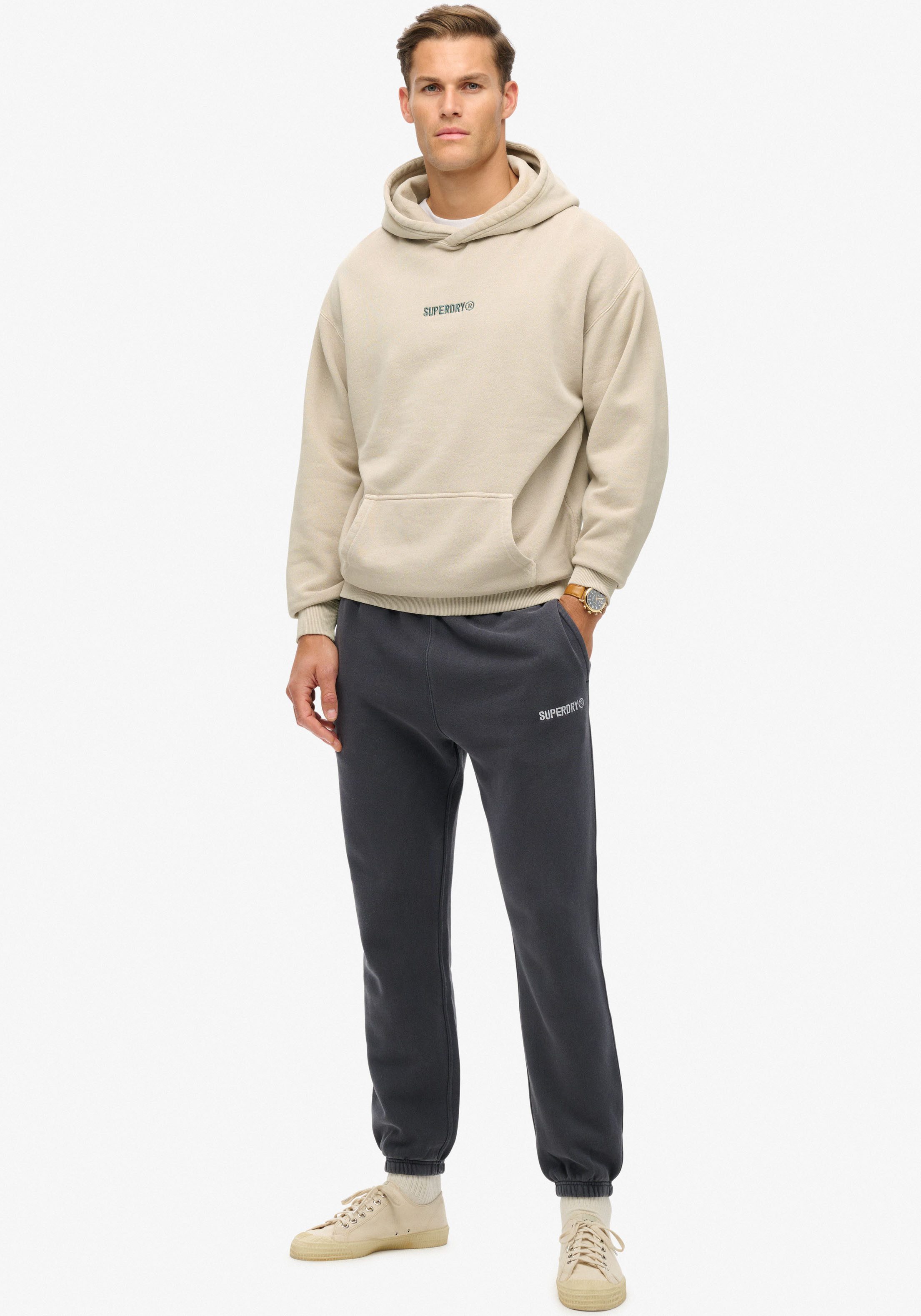 Superdry Hoodie MICRO LOGO GRAPHIC LOOSE HOOD