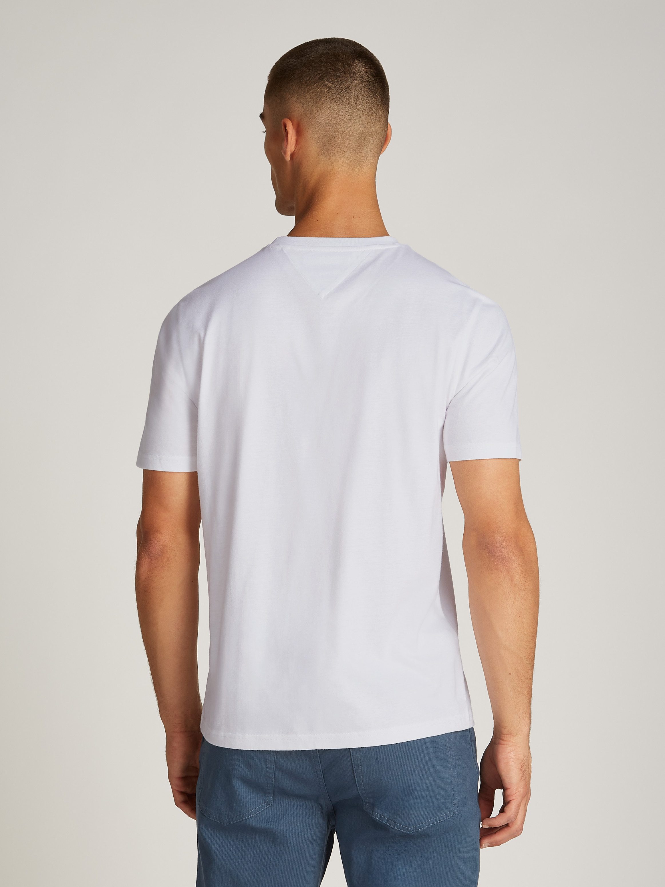 Tommy Hilfiger T-shirt RWB HILFIGER TEE Logoprint op borsthoogte