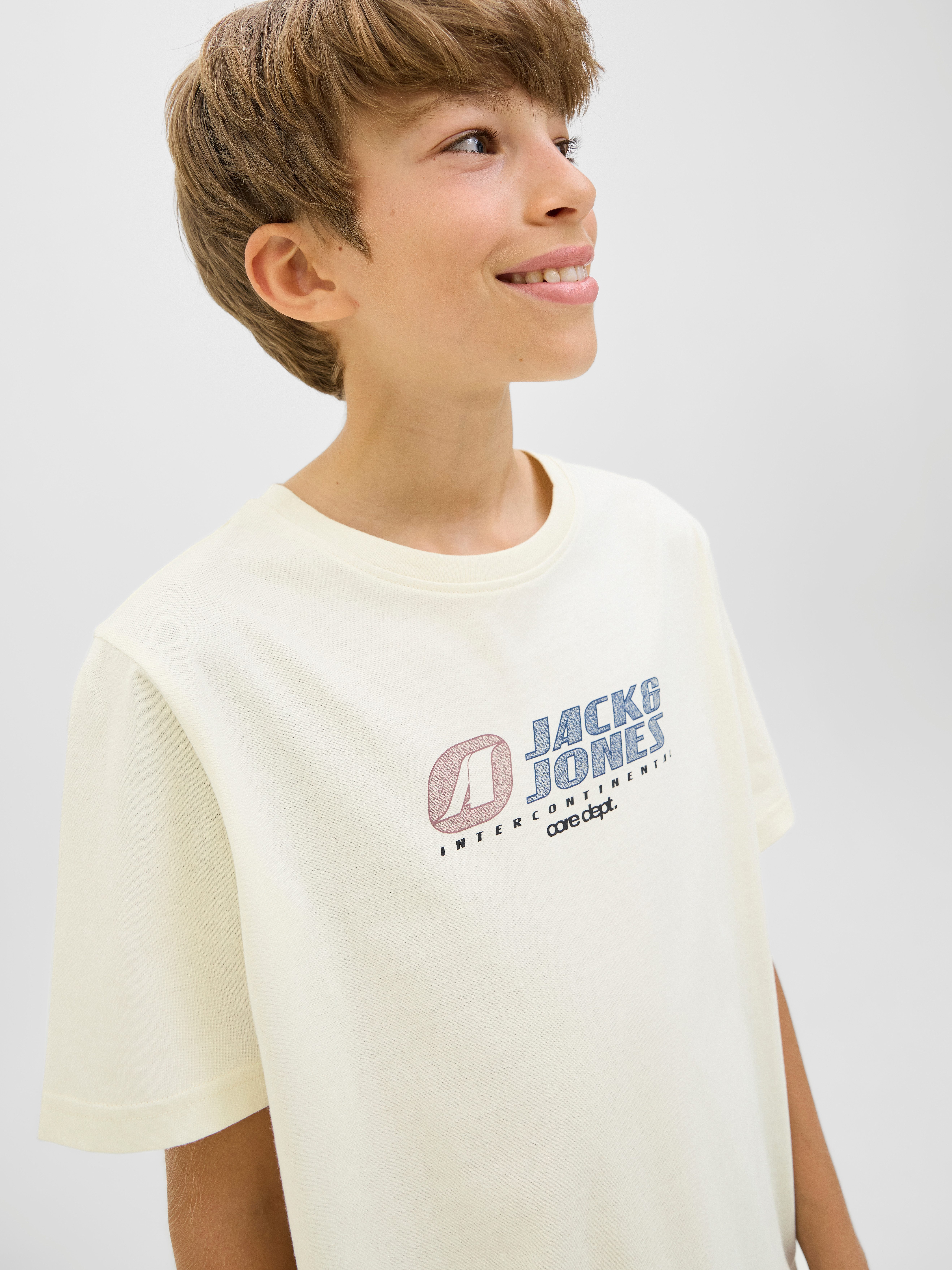 Jack & Jones Junior T-shirt JCOTIER FRONT PRINT TEE SS CN SN JNR