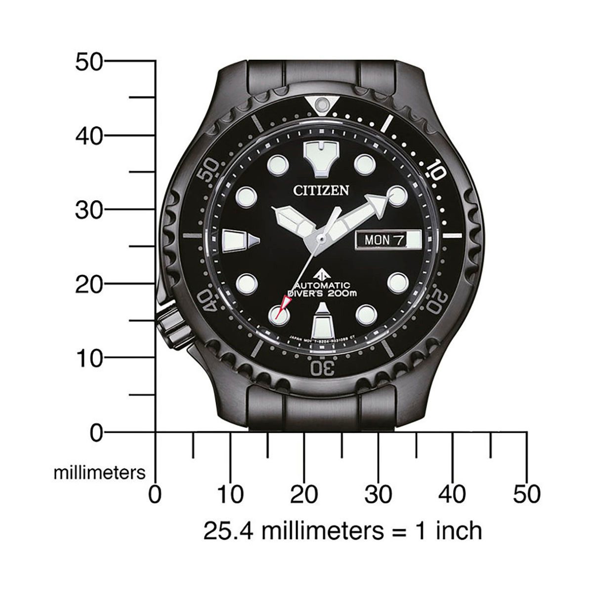 Citizen Automatisch horloge Promaster Mechanical Diver Polshorloge, herenhorloge, dameshorloge, duikhorloge, tot 20 bar waterdicht