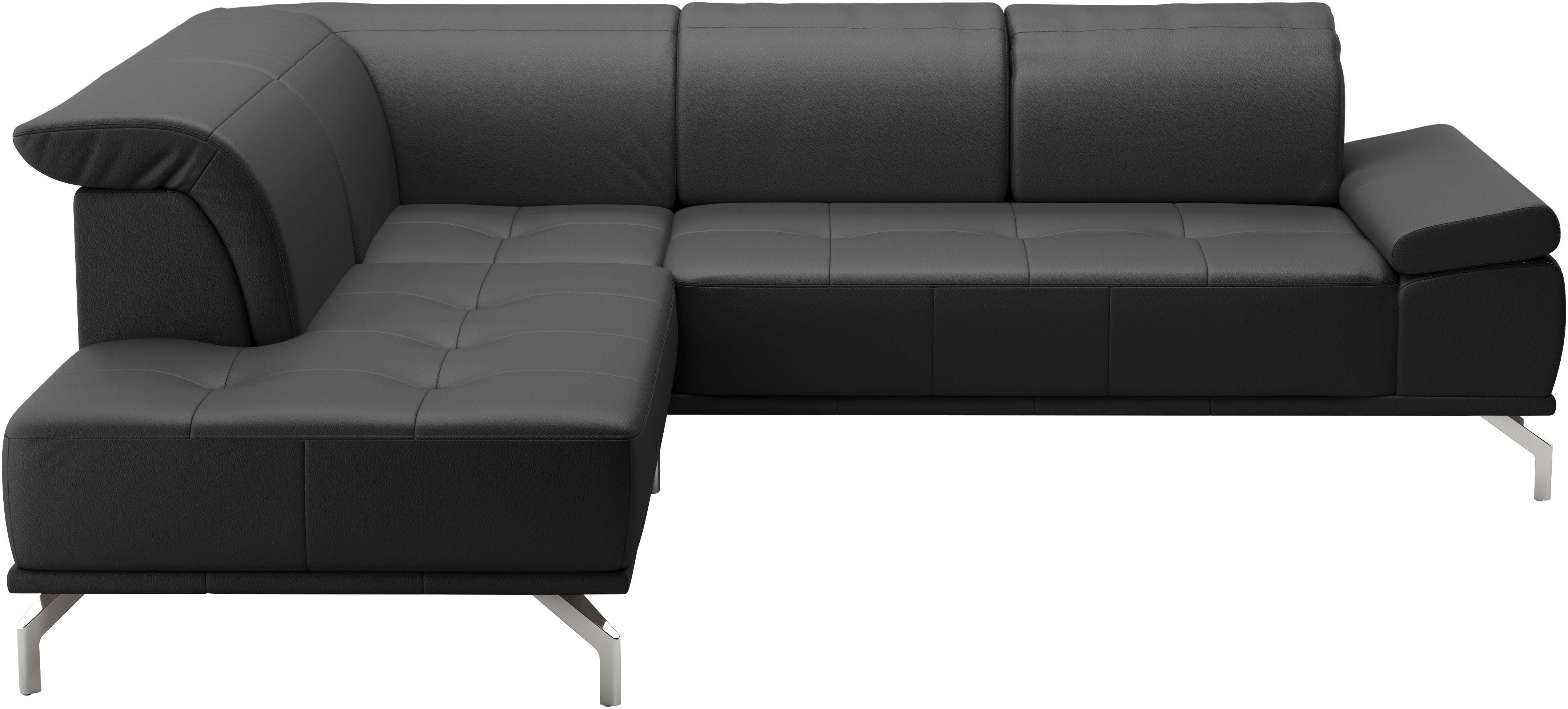 Places of Style Hoekbank Caluna Incl. zitdiepteverstelling, optioneel met hoofd- en armleuningverstelling