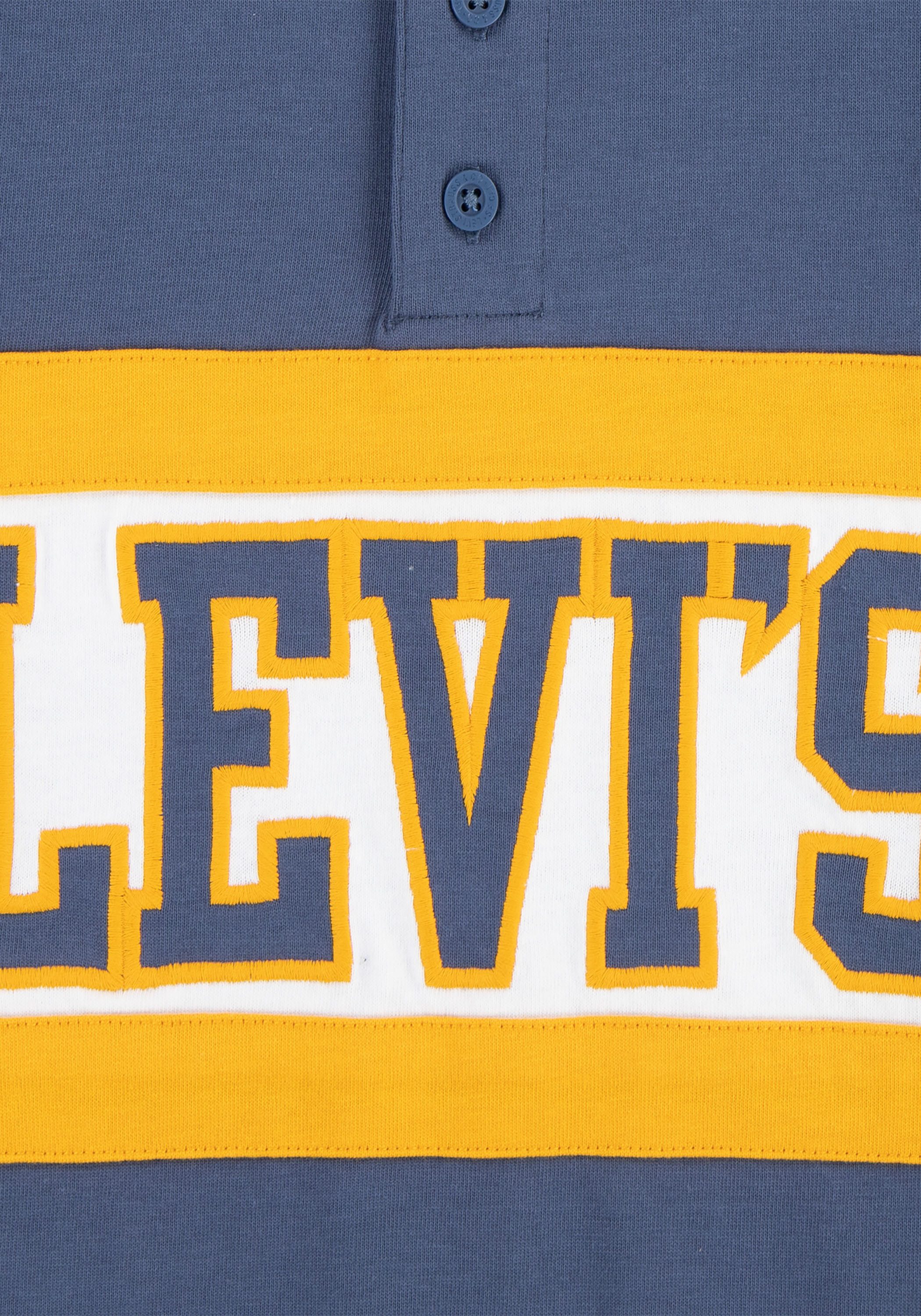 Levi's Kidswear Poloshirt met lange mouwen LVB RELAXED LS POLO met merkopschrift voor jongens