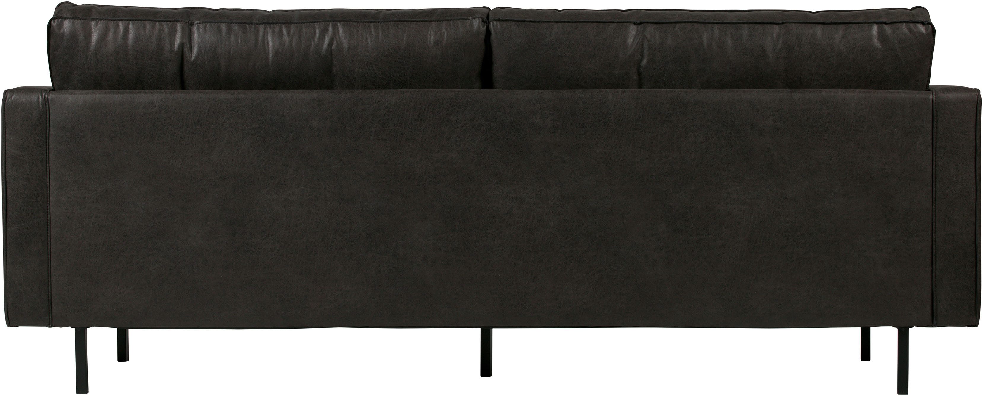 WOOOD 2,5-zits Rodeo Classic vrijstaand, met gerecycled leer, h 83 cm x b 230 cm