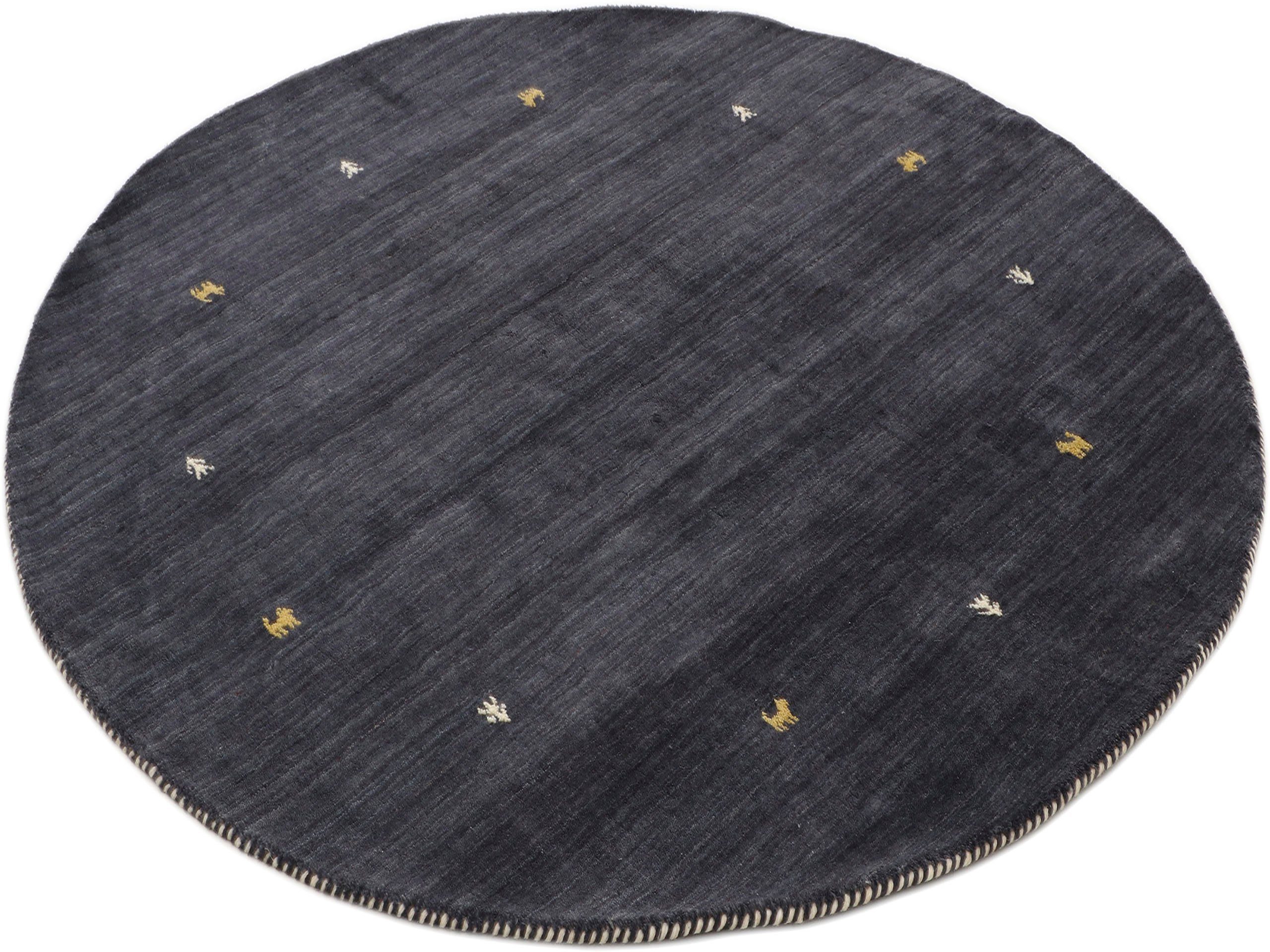carpetfine Wollen kleed Gabbeh uni zuivere wol met de hand geweven, gabbeh diermotief warm omgevingsklimaat vele maten