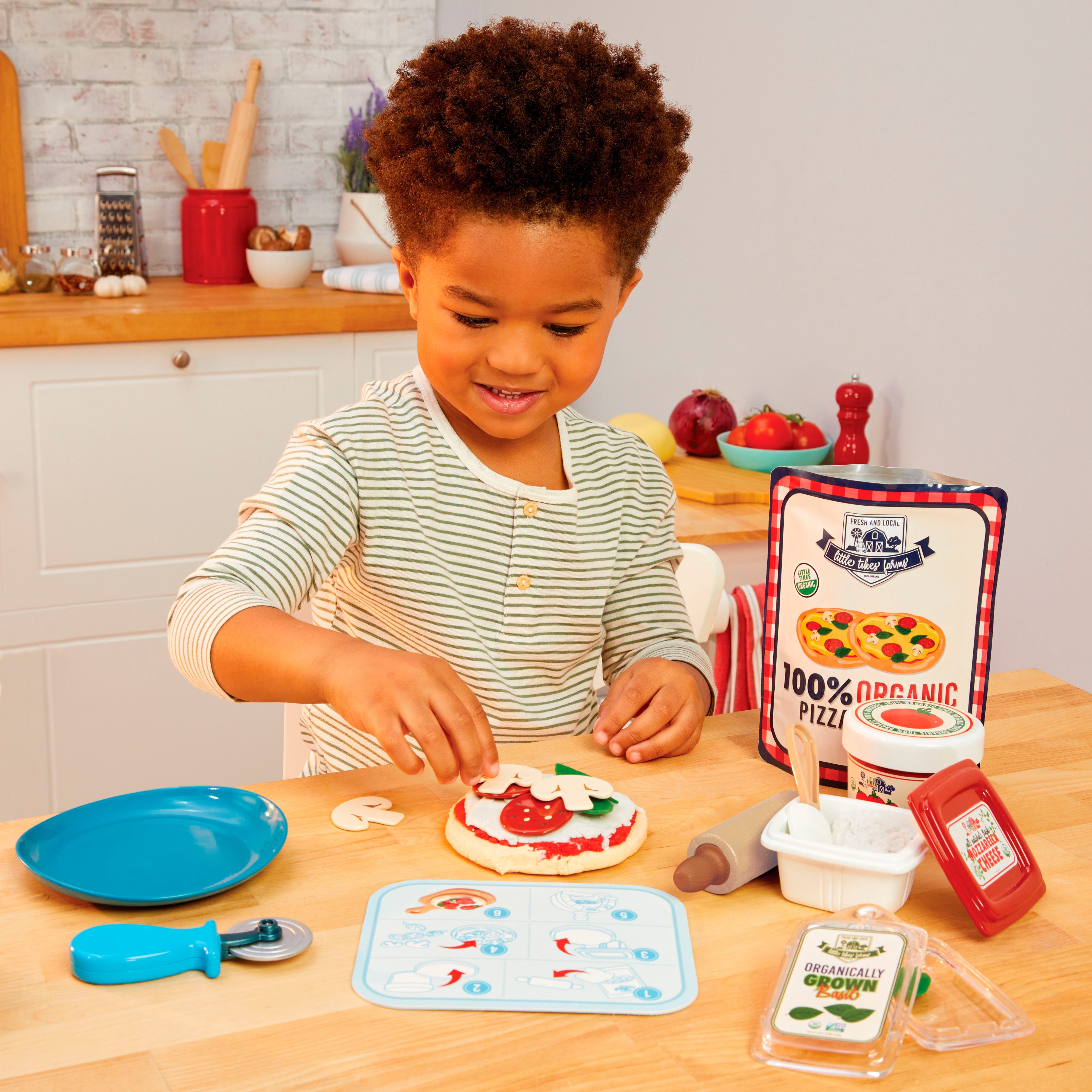 Little Tikes® Speelgoed-levensmiddelen Creative Chefs Pizza Kit (18-delig)