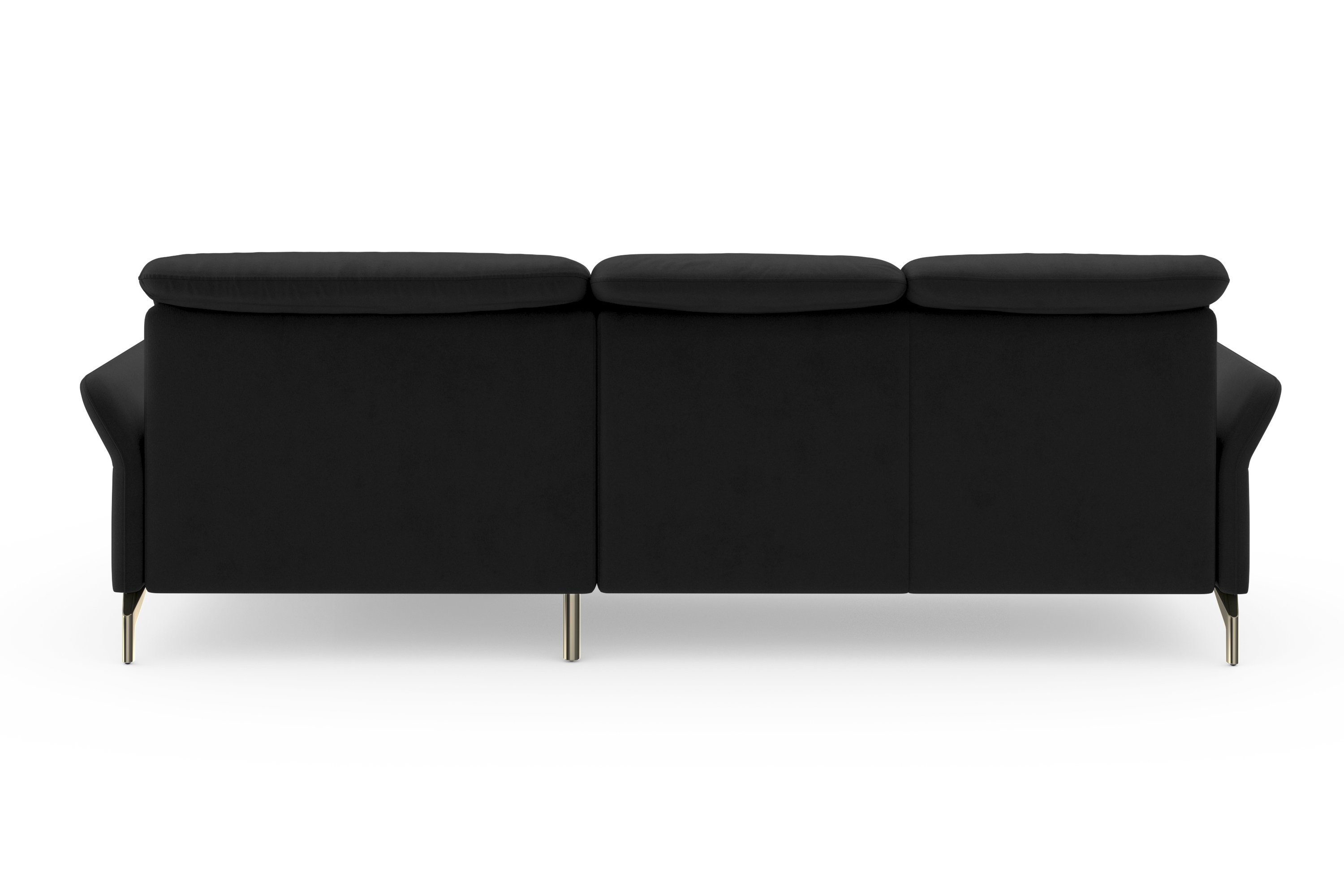 sit&more Hoekbank Fashion L-vorm naar keuze met verstelbare hoofdsteun, uittrekzitting, motorisch, nikkel poten