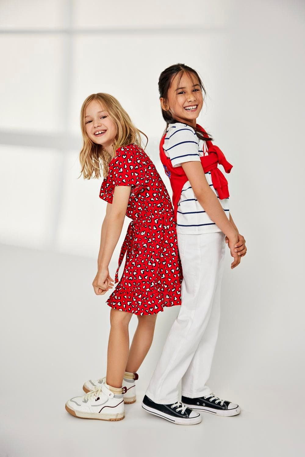 KIDS ONLY Mini-jurk KOGPALMA S S DRESS PTM