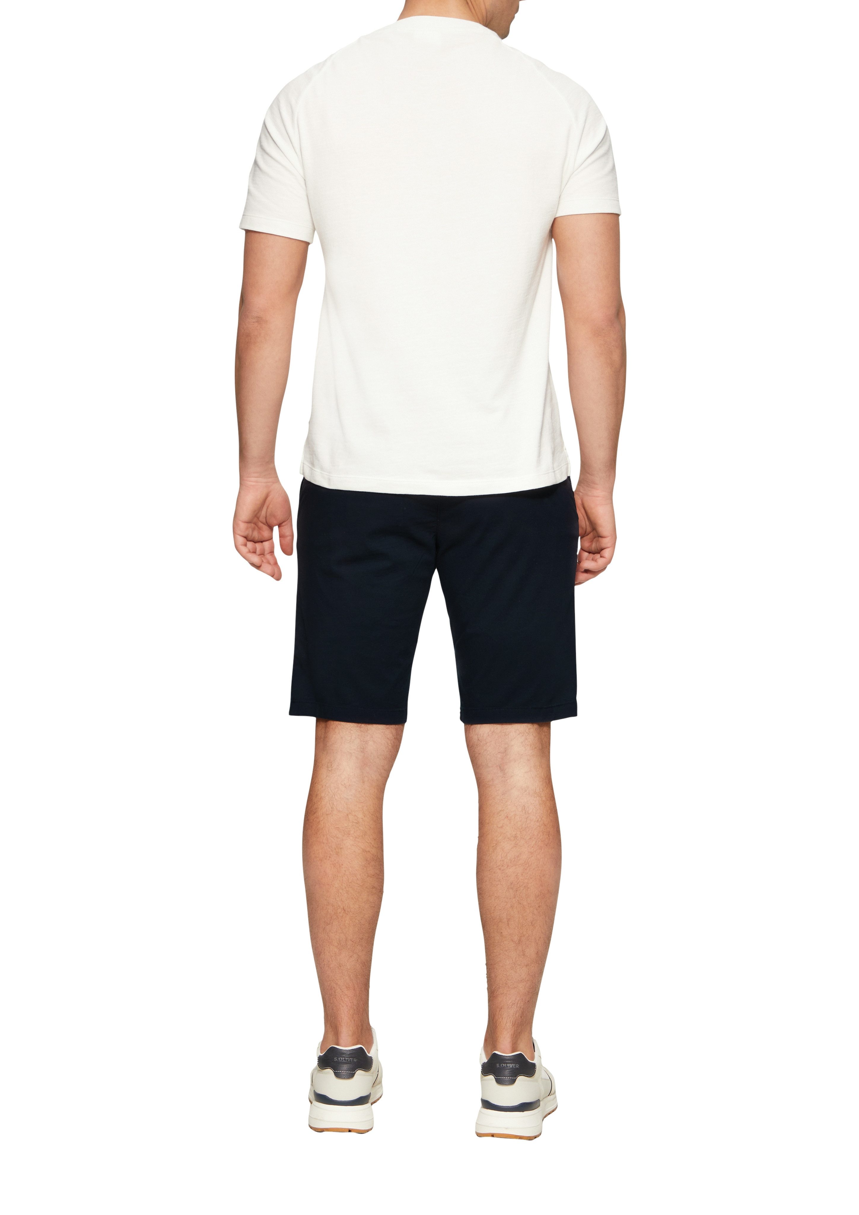 s.Oliver Chino-short met wassing