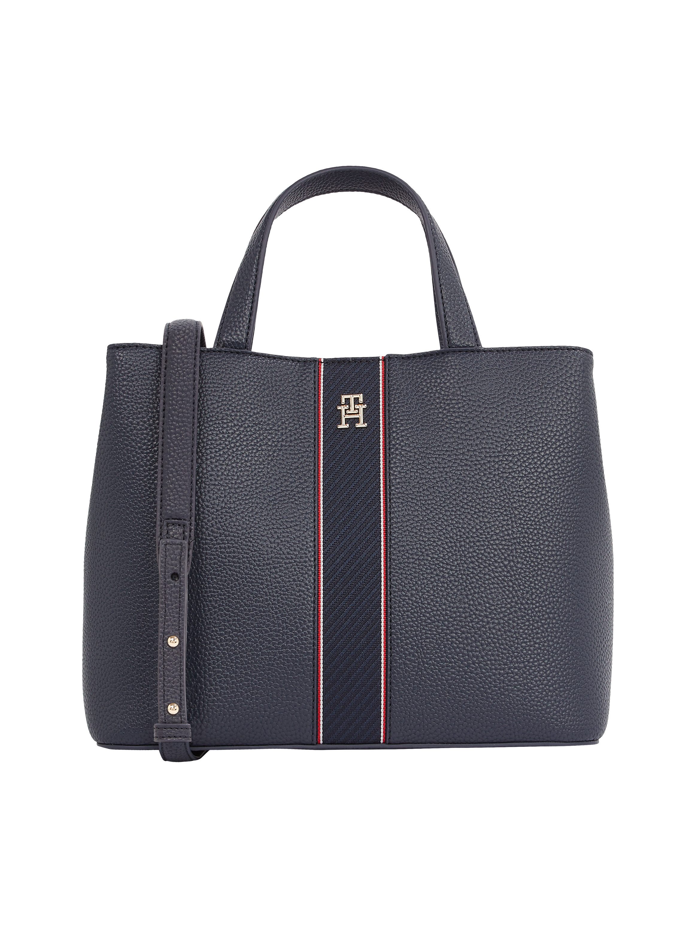 Tommy Hilfiger Schoudertas TH LEGACY SATCHEL dames schoudertas, handtas, shopper met th-label