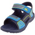 kappa sandalen met twee praktische ritssluitingen blauw