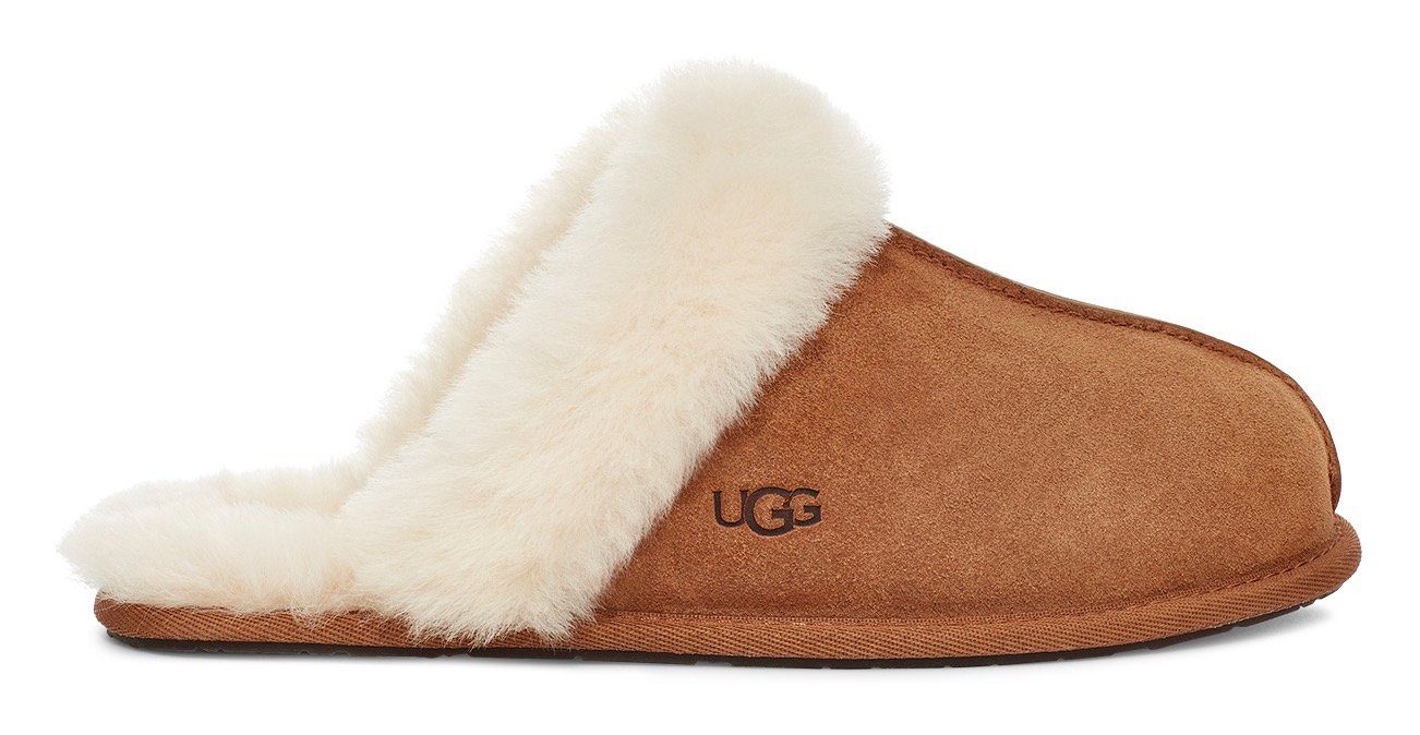 UGG Pantoffels Scuffette II Pantoffels, klompen, mules, flats met bontkraag