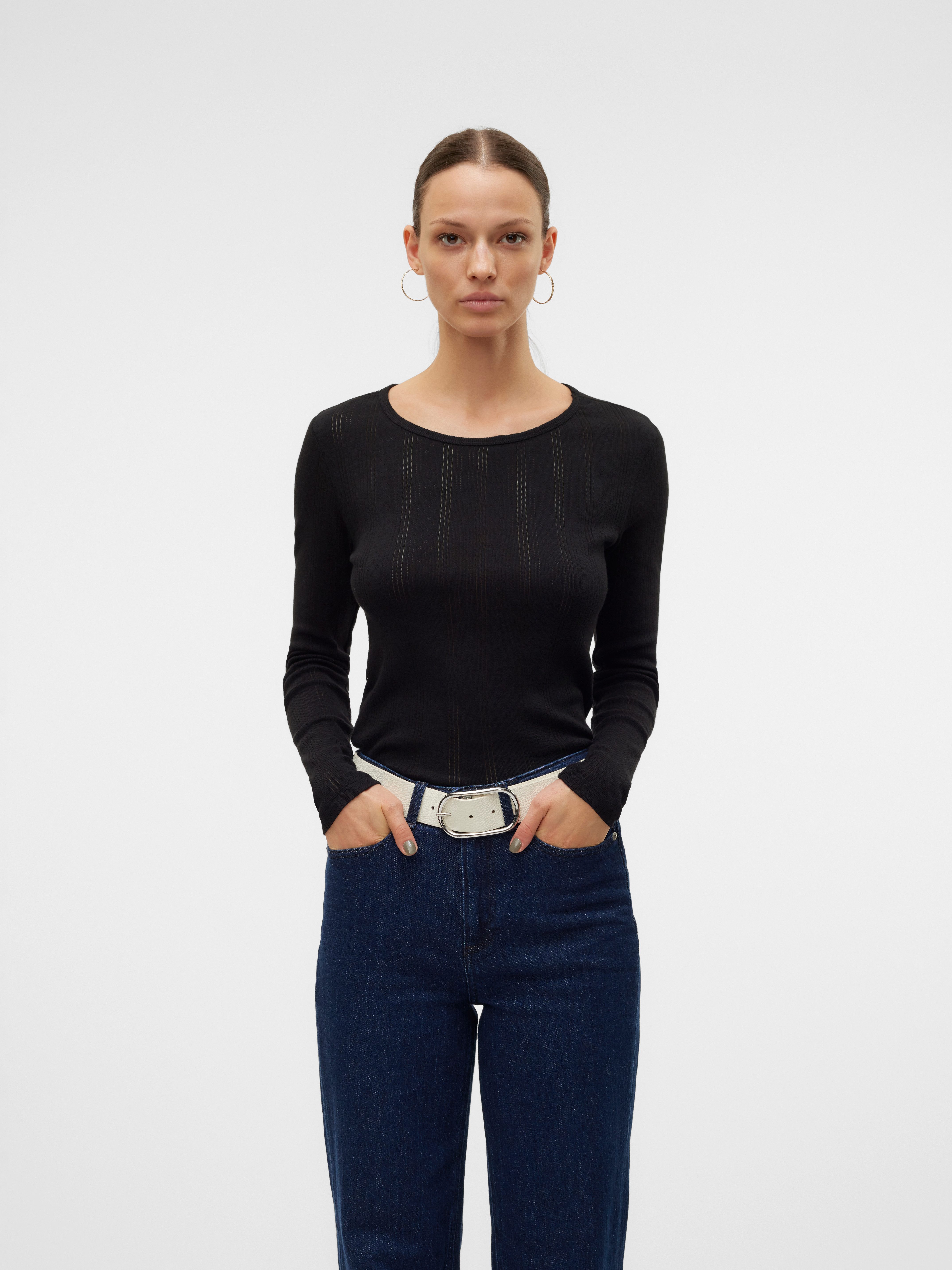 Vero Moda Shirt met lange mouwen VMLISA LS TOP JRS NOOS