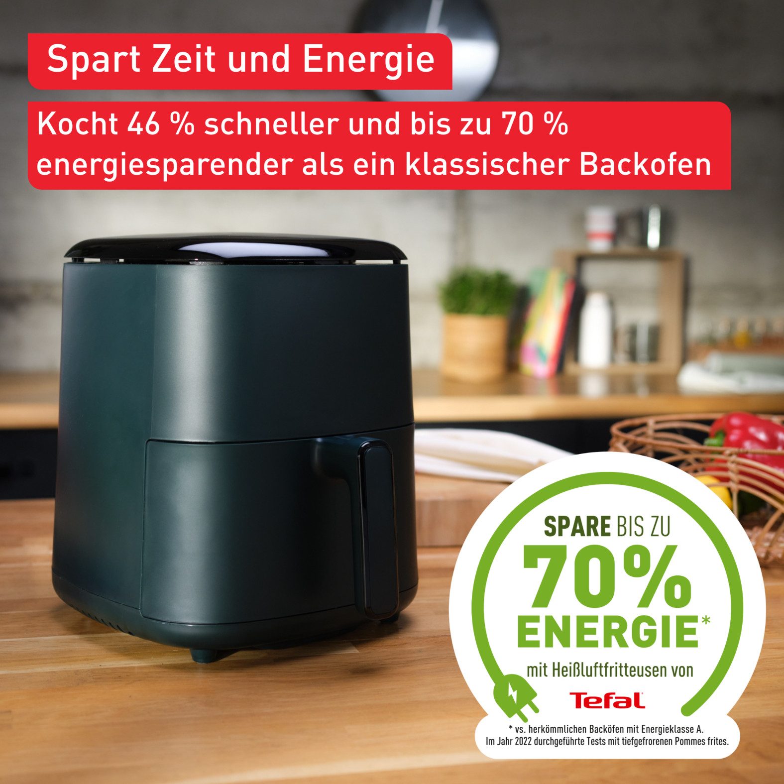 Tefal Airfryer EY2453 Easy Fry Max Digital grote capaciteit van 5 liter