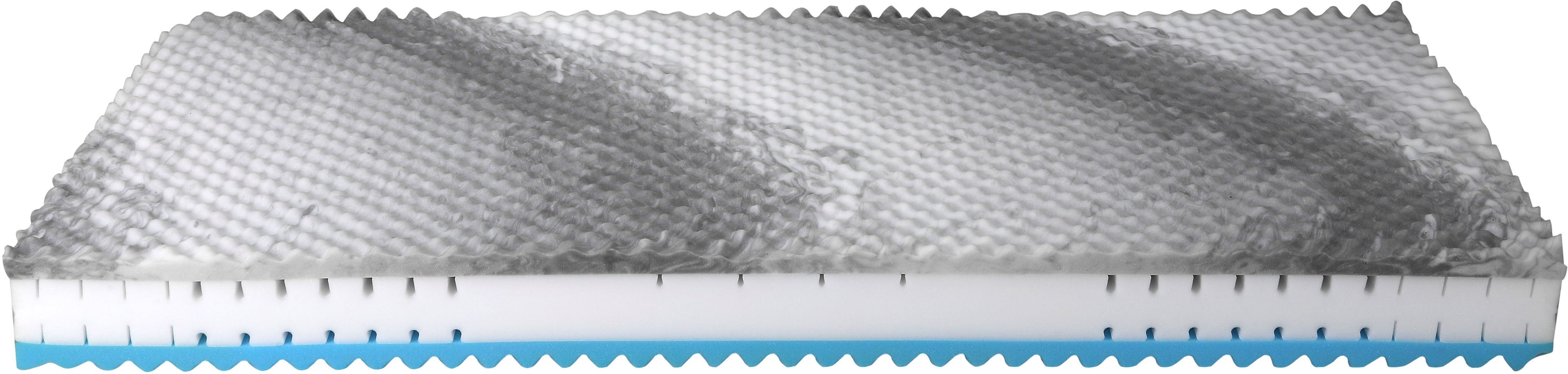 Beco Comfortschuimmatras Physio Cel Flexibele omkeerbare matras, 7 zones, H2+H3 of H3+H4, ademend hoogte 22 cm