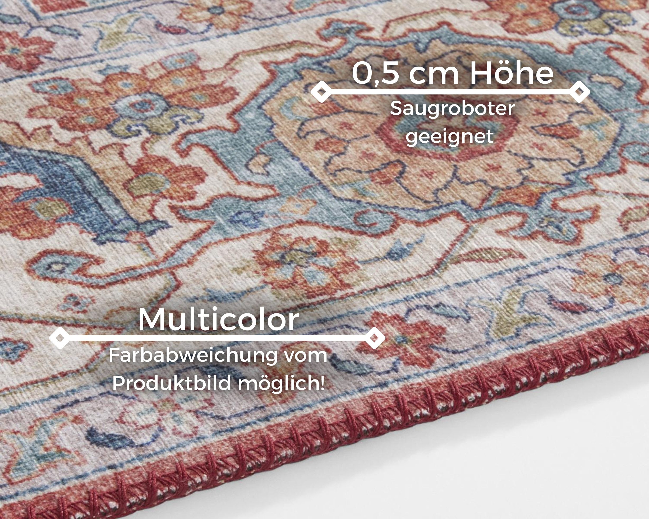 NORTHRUGS Vloerkleed Sylla Oosters, loper, vintage, woonkamer, slaapkamer, eetkamer