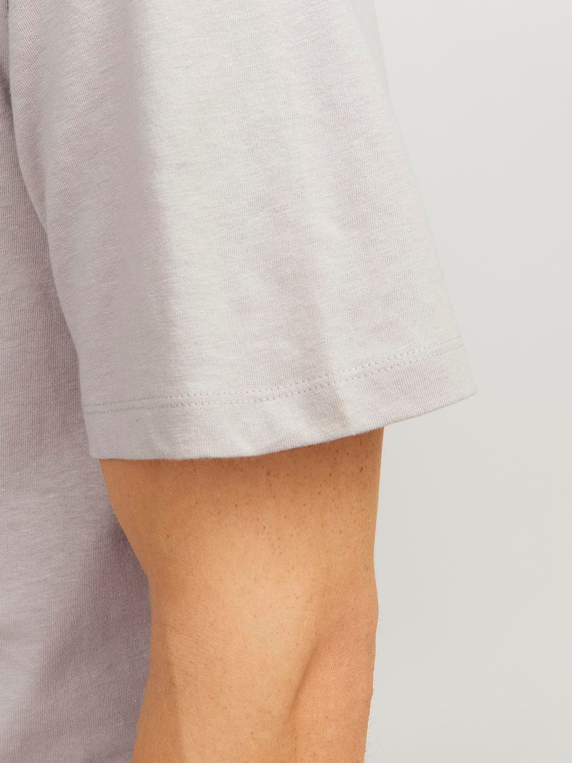 Jack & Jones T-shirt JJESUMMER LINEN TEE SS O-NECK LN