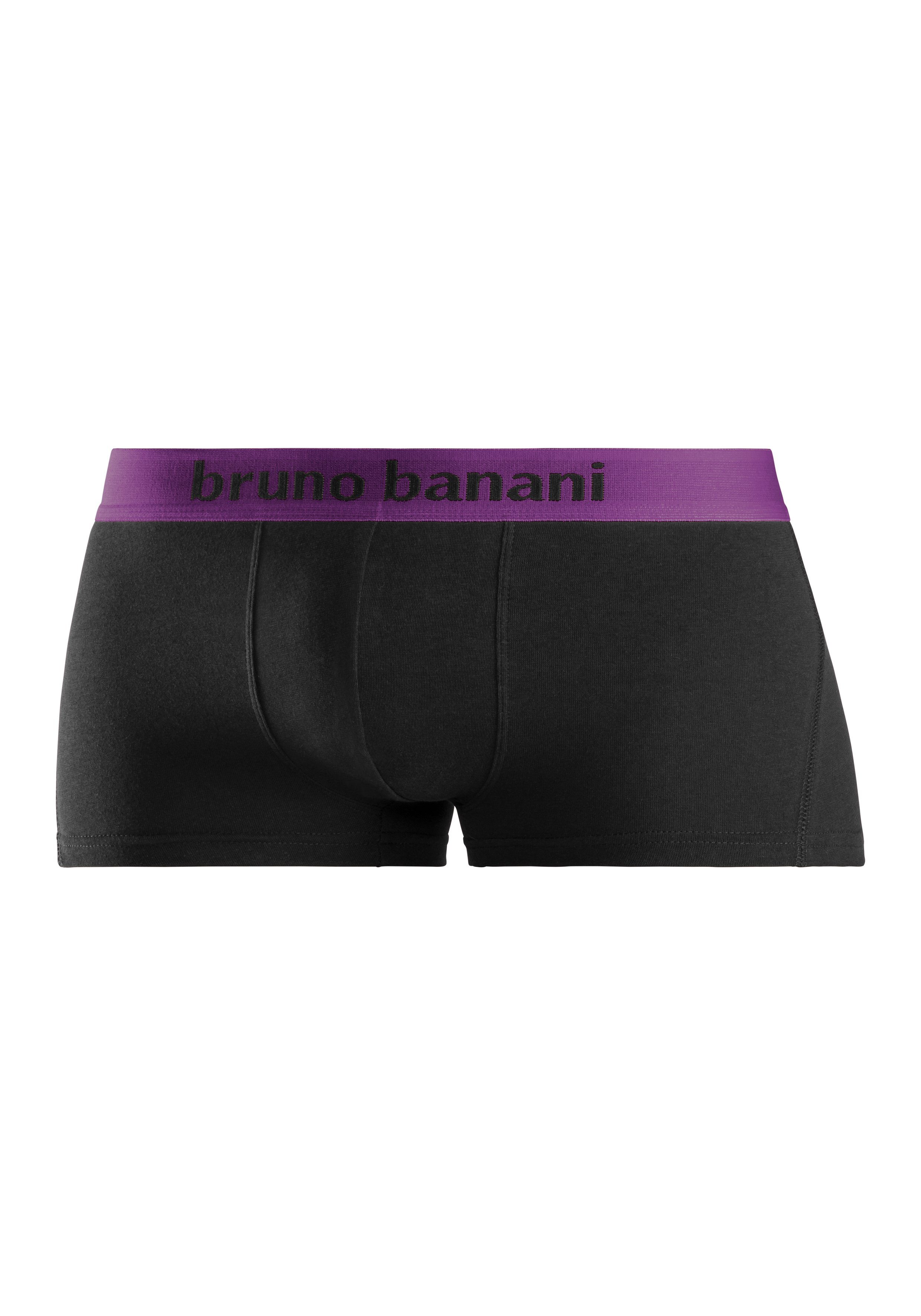 Bruno Banani Hipster strak zittende boxershorts met logo webband van katoenmix (set, 4 stuks)