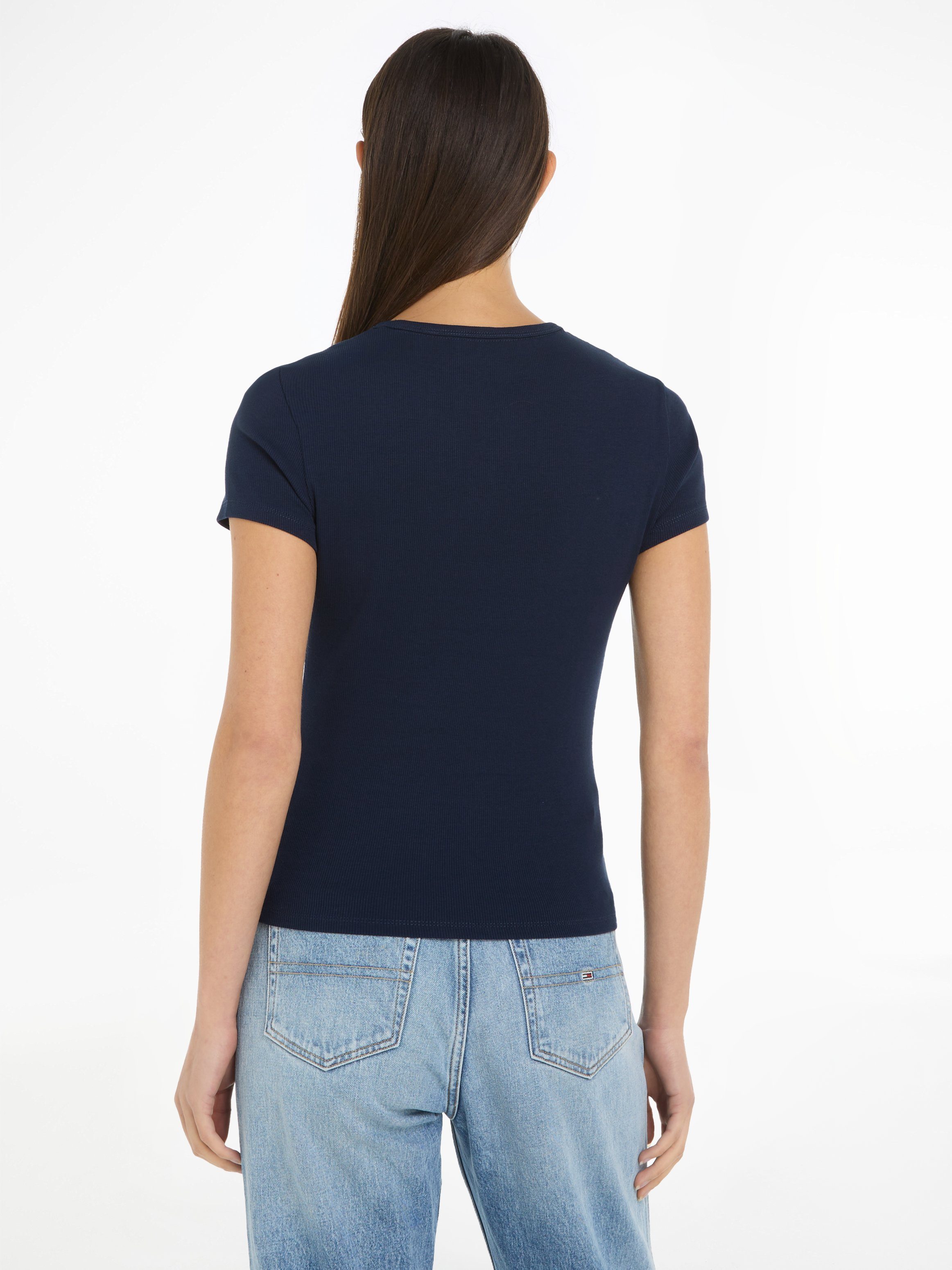 Tommy Jeans Curve T-shirt Slim Essential Rib