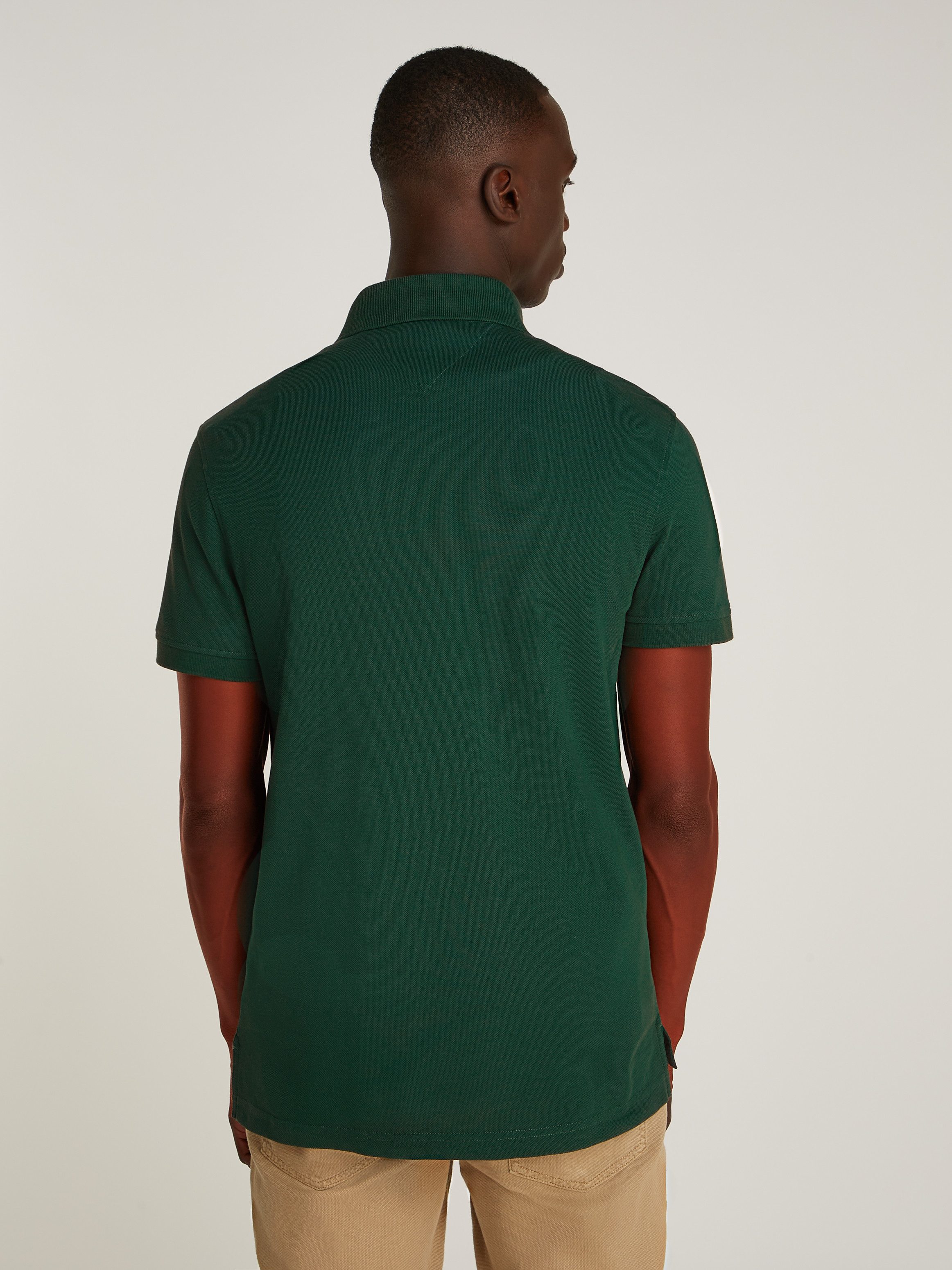 Tommy Hilfiger Poloshirt 1985 SLIM POLO van iets gestructureerd piqué