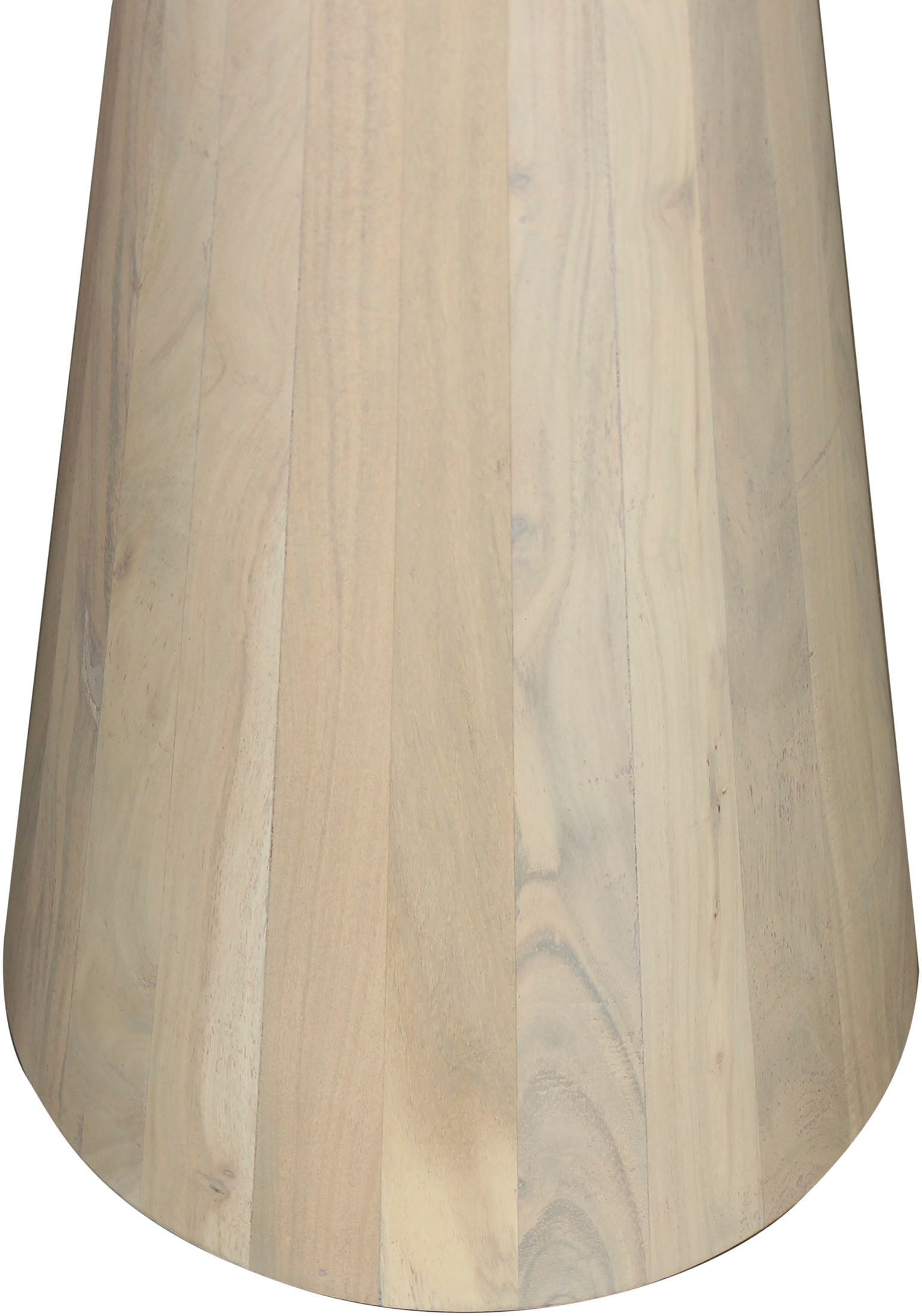 byLIVING Bijzettafel Kegel uit massief hout in zwart of white wash, verschillende maten