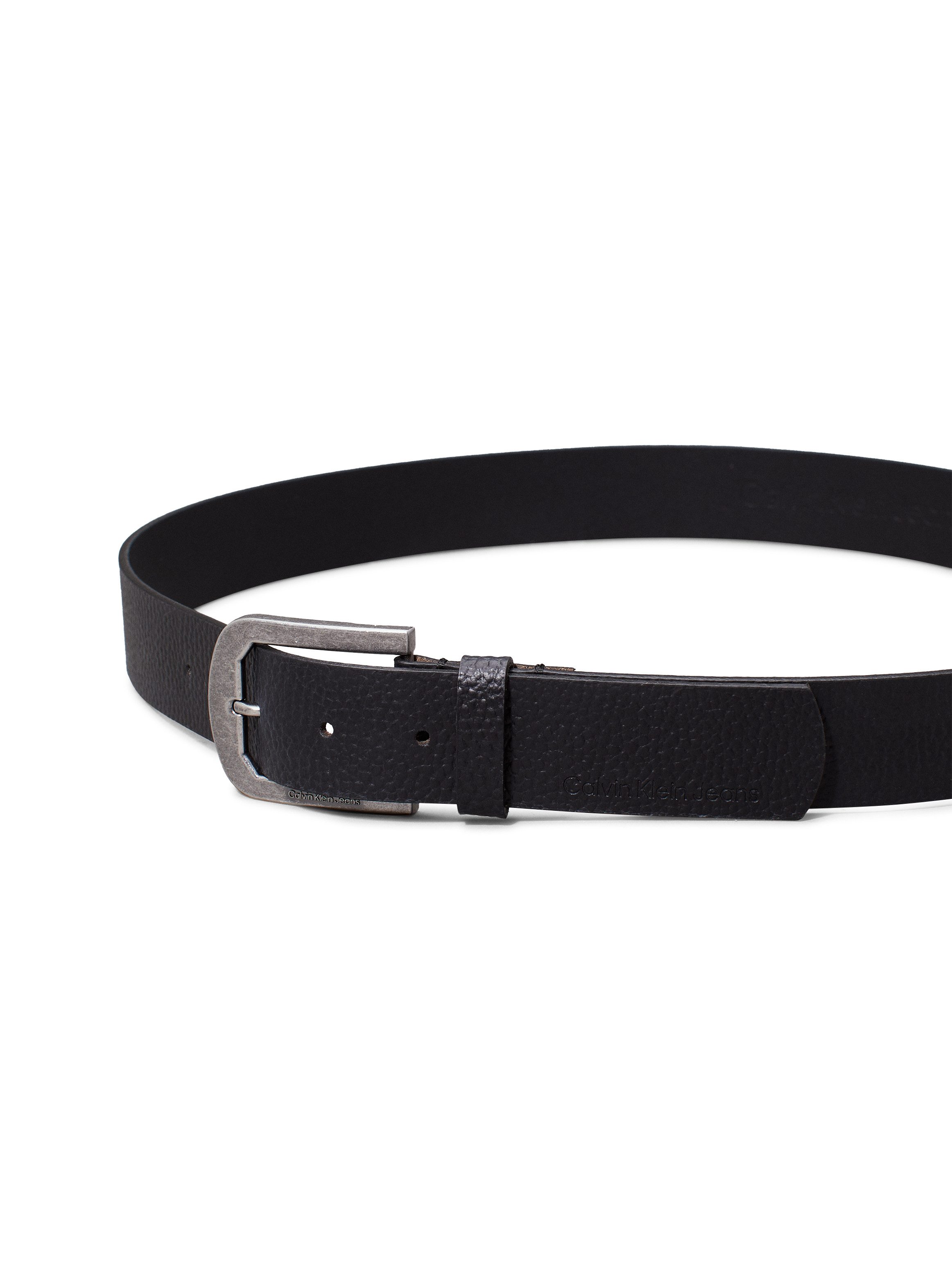 Calvin Klein Leren riem CLASSIC PIN BUCKLE LTHR BELT35MM