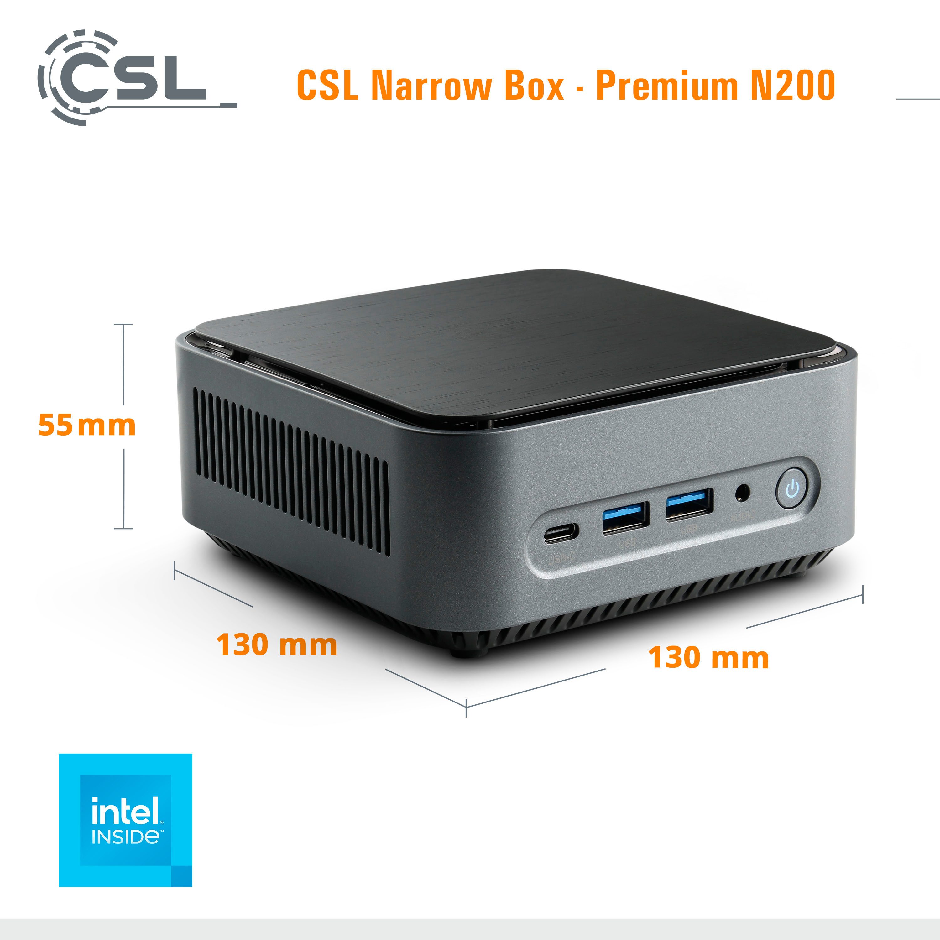CSL Mini-pc Narrow Box Premium