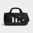 adidas performance sporttas essentials 3-stripes duffelbag s zwart