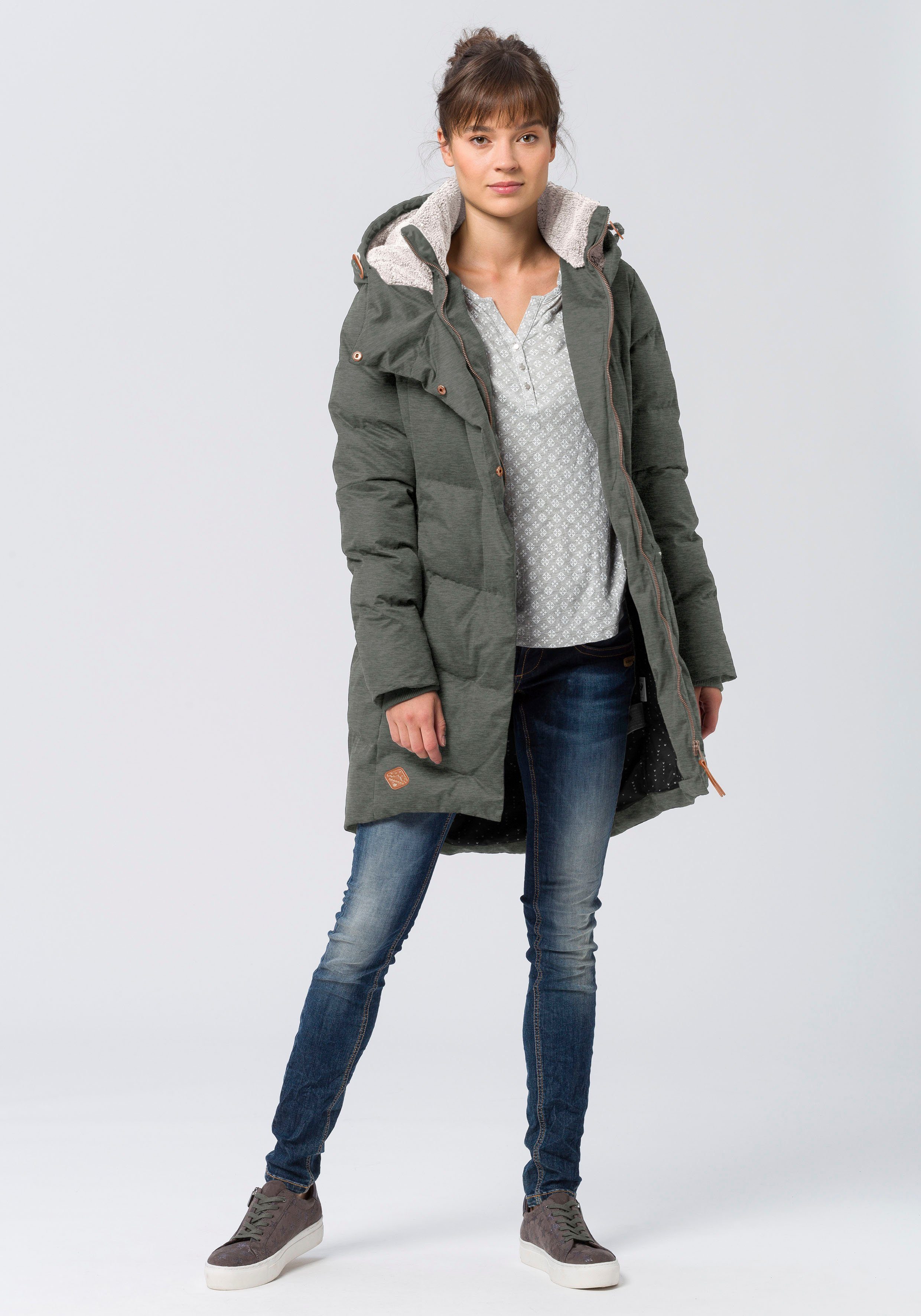 Ragwear Functionele parka PAVLA O Windwerend en ventilerend capuchonjack