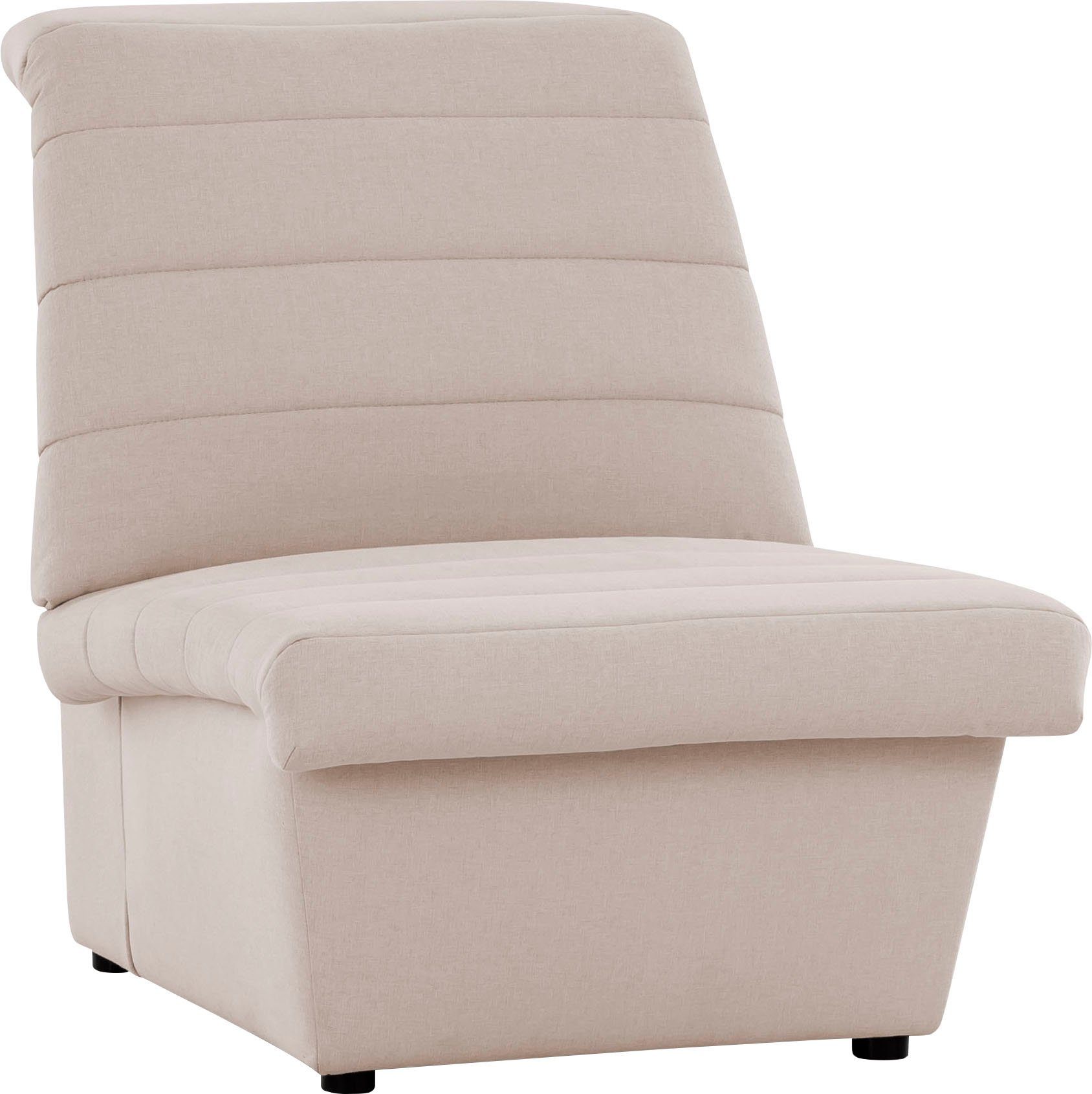 LOOKS BY WOLFGANG JOOP Fauteuil LOOKS VIII Breedtestiksels, zonder armleuningen, in twee verschillende afmetingen