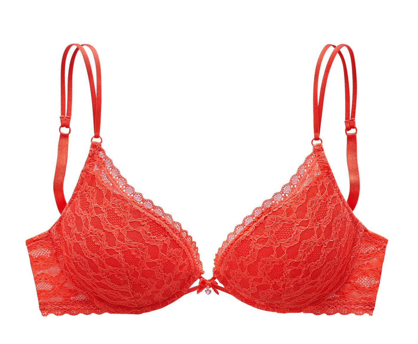 s.Oliver RED LABEL Beachwear Push-up-bh Clarissse met fijne kant en bandjes in bandjes-look