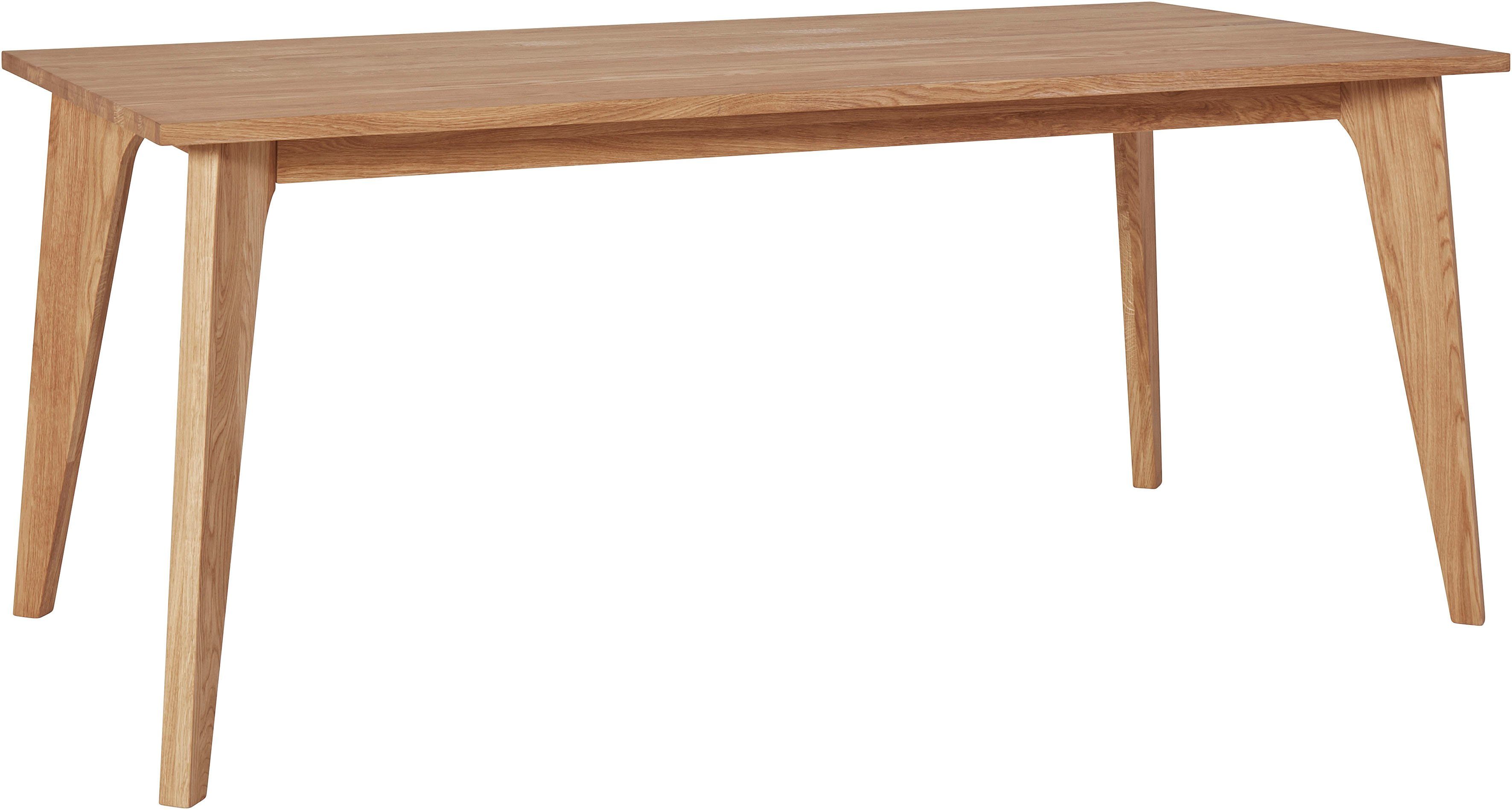 andas Eettafel Amali Van massief eiken, in 3 breedten