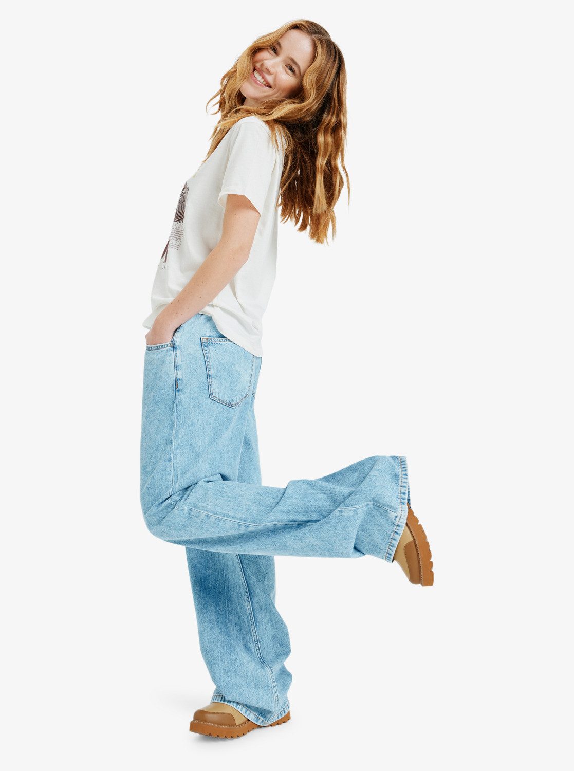 Roxy Joggingbroek STUNNING VIEW MID BEAU BLUE (1-delig)