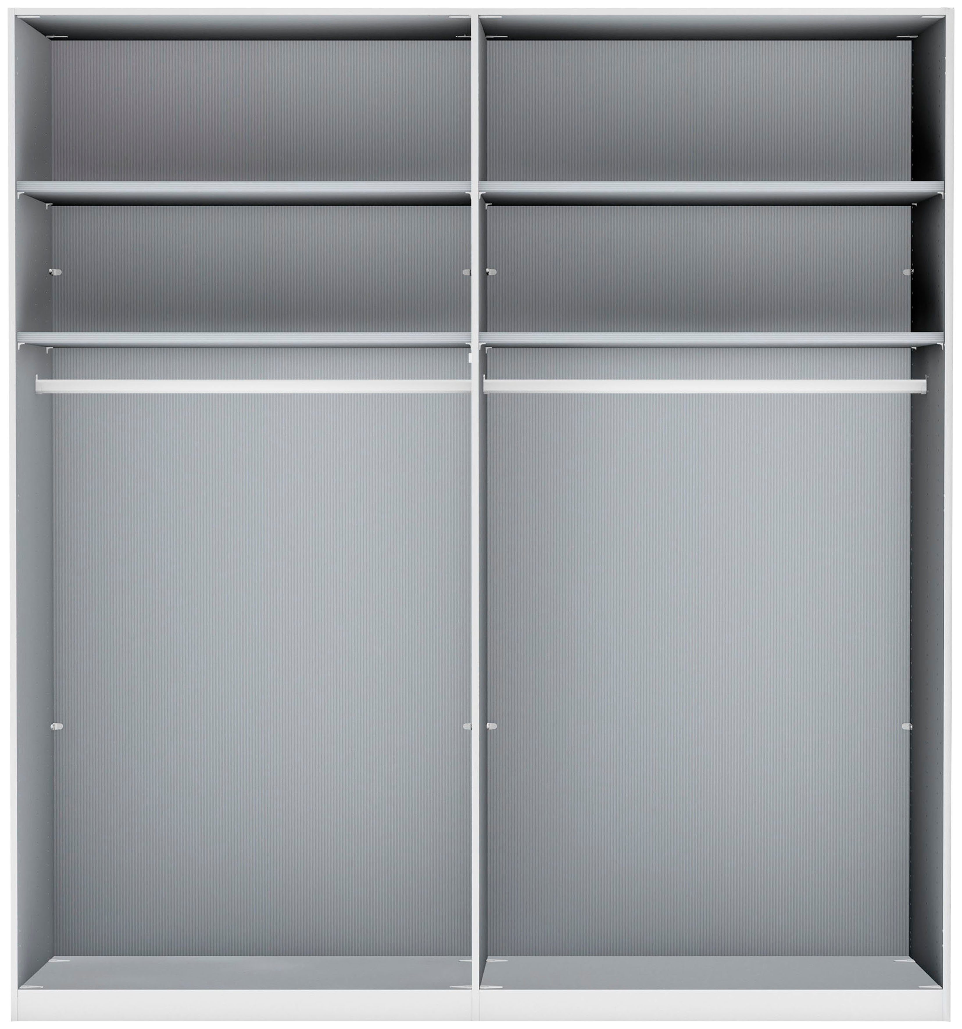 WIEMANN Draaideurkast Monaco, made in Germany, chic glazen front, in verschillende kleuren,