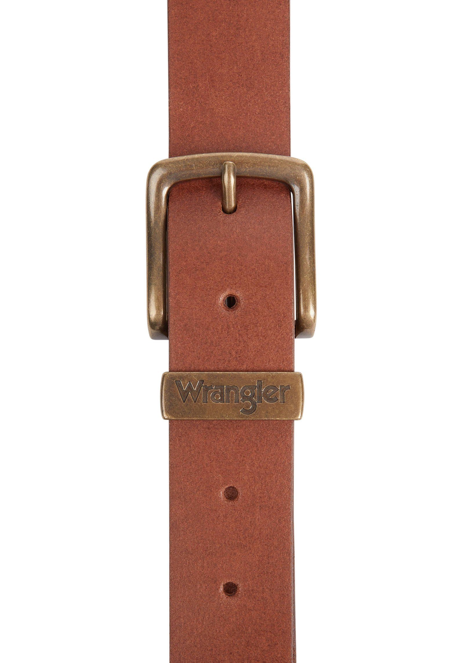 Wrangler Leren riem METAL LOOP