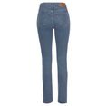 levi's straight jeans 724 high rise straight blauw