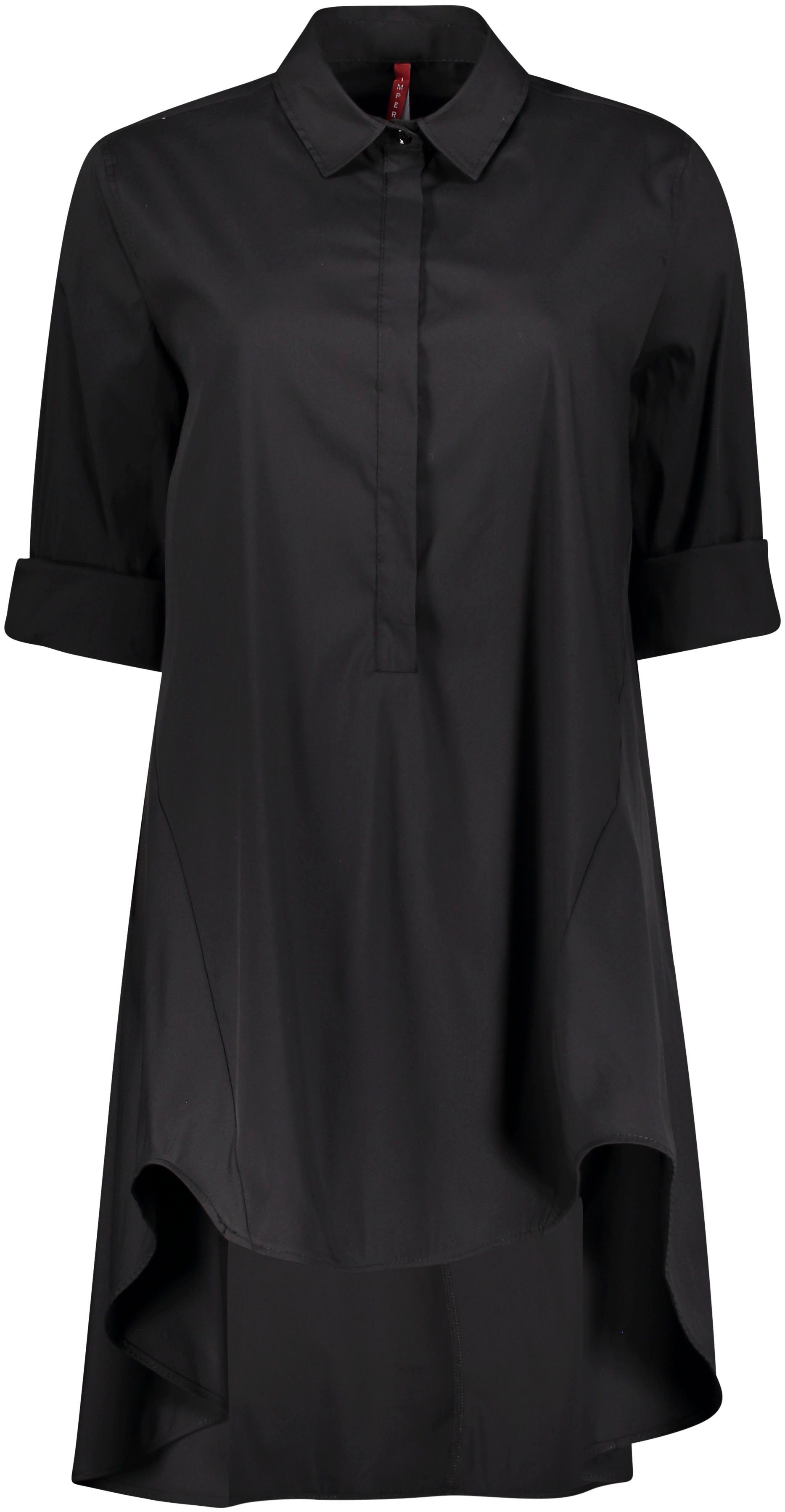 IMPERIAL Lange blouse IMP-C ED3ABF klokkend, lang model dames lange blouses maat XS (34) zwart